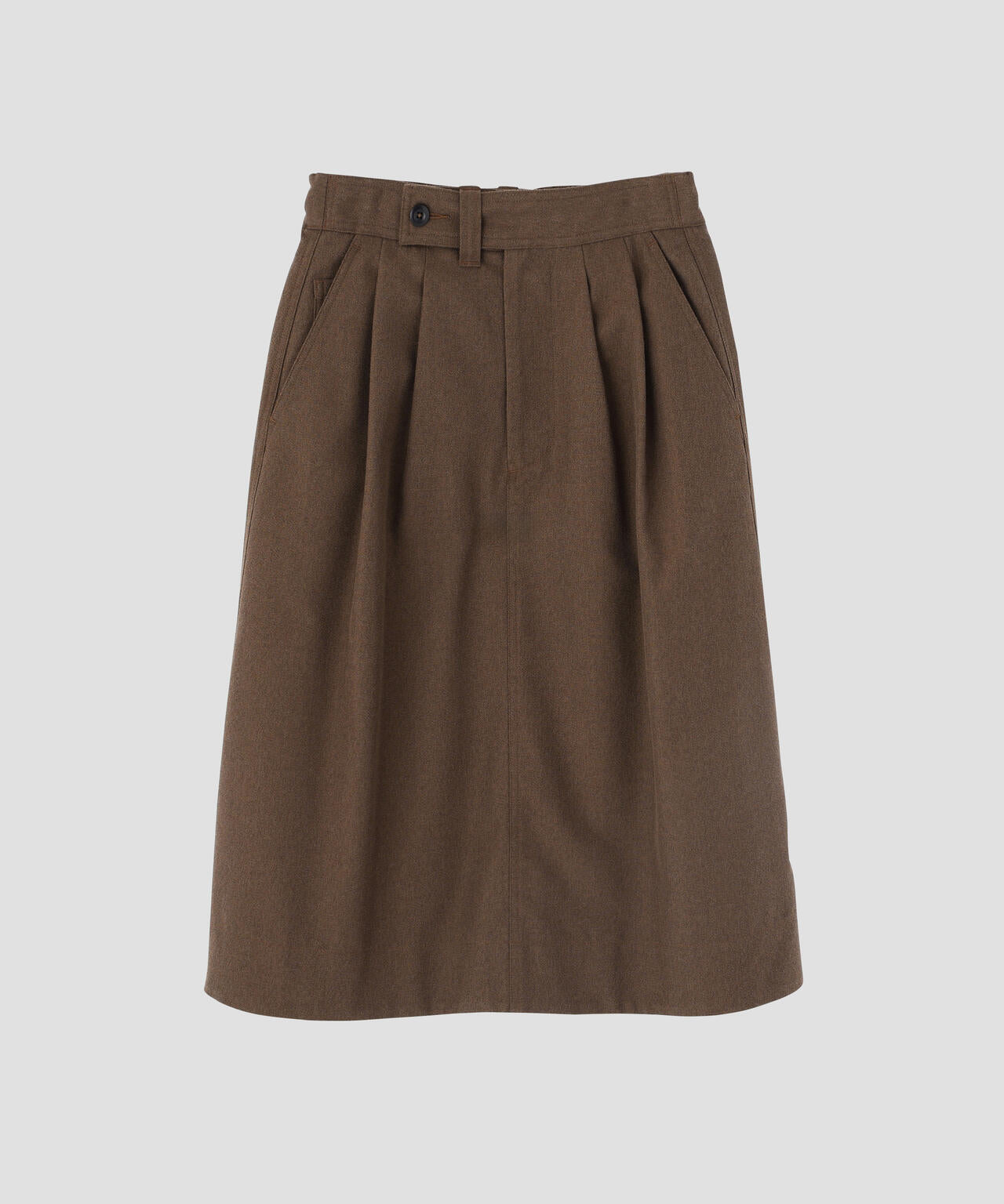 WOOL COTTON DRILL SKIRT | MARGARET HOWELL（マーガレット・ハウエル