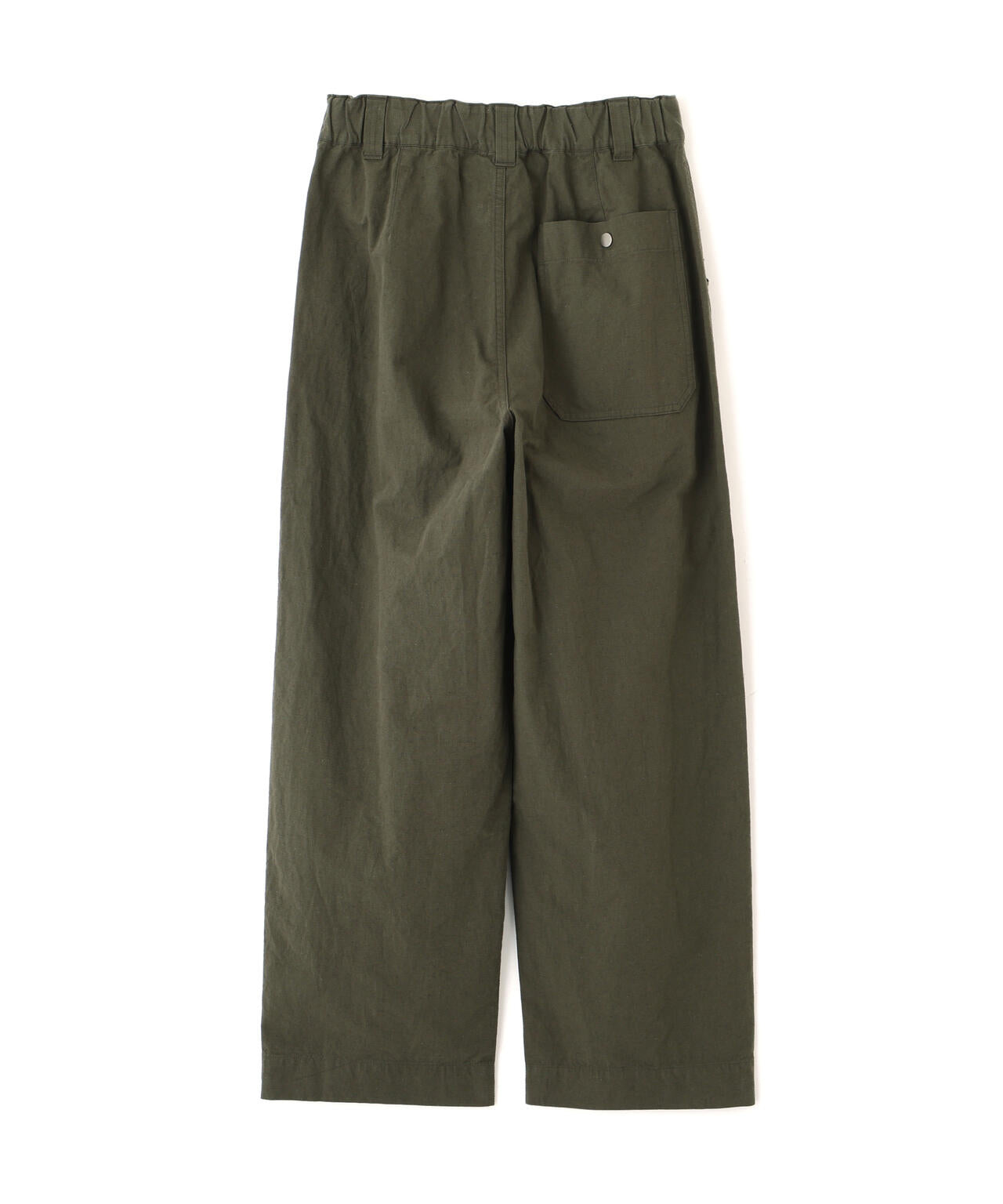 COTTON LINEN TINY RIPSTOP TROUSERS