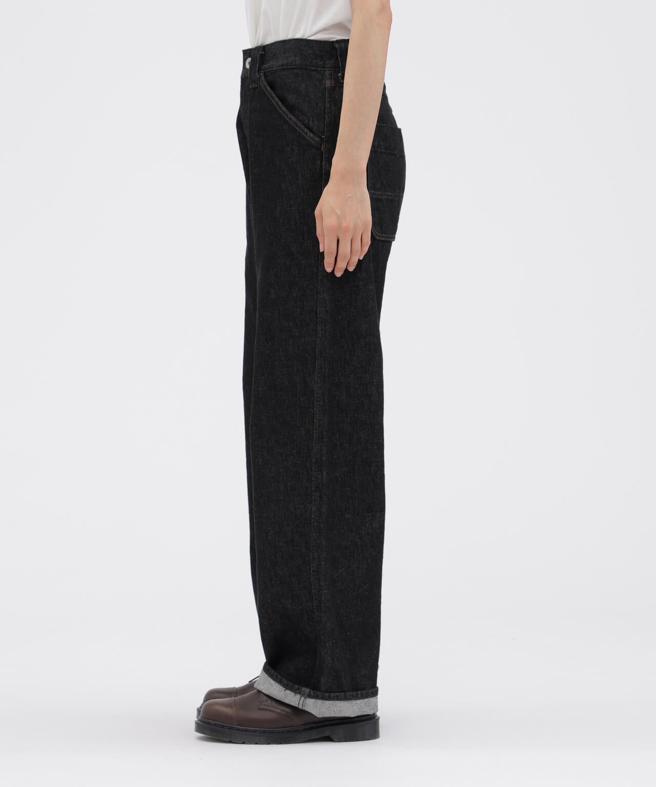 CANTON BLACK DENIM TROUSERS