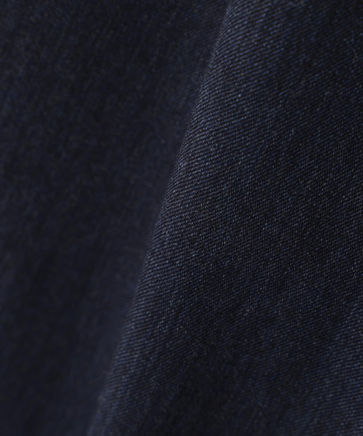 WOOL COTTON TWILL TROUSERS