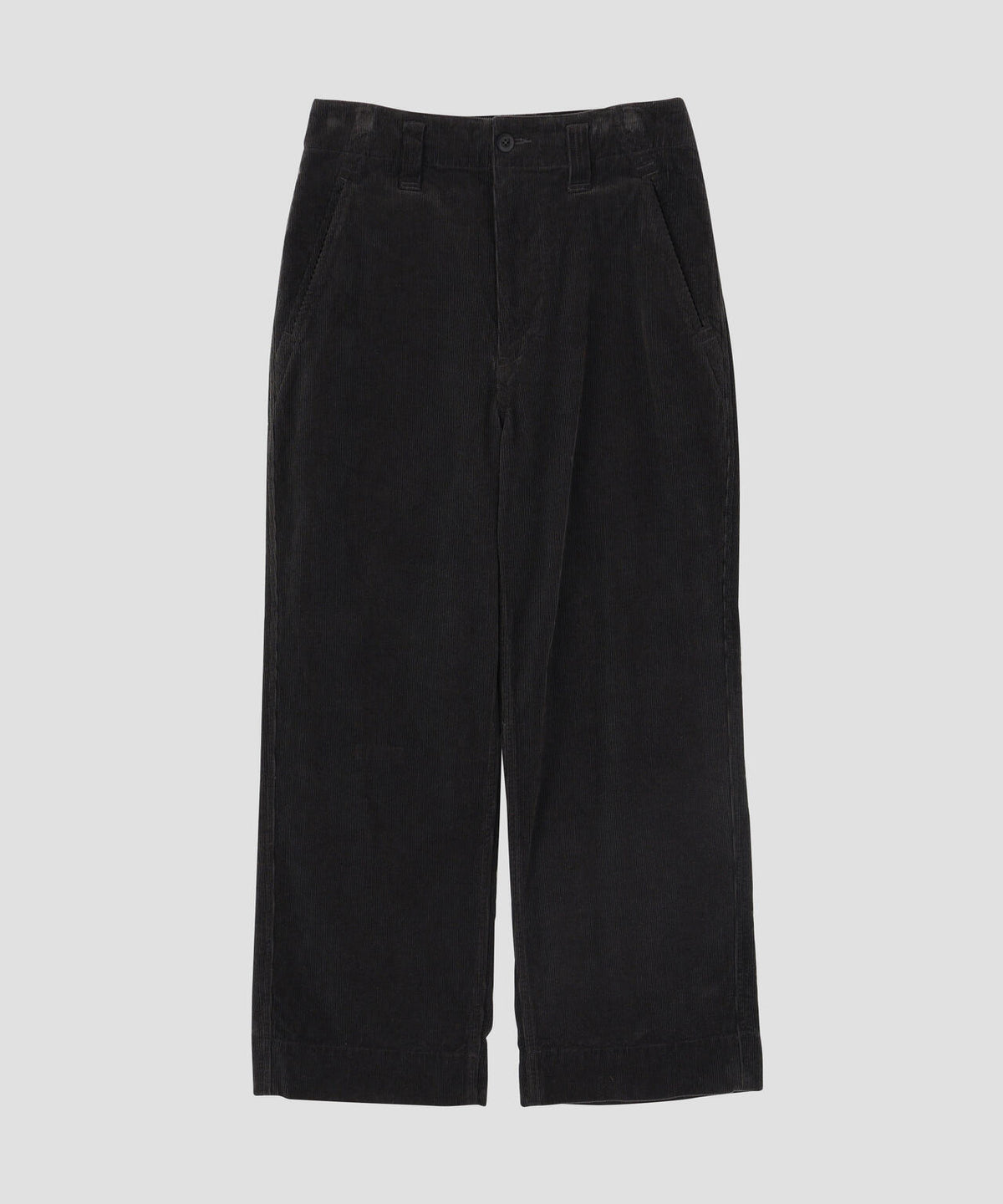 DRY COTTON NEEDLECORD TROUSERS