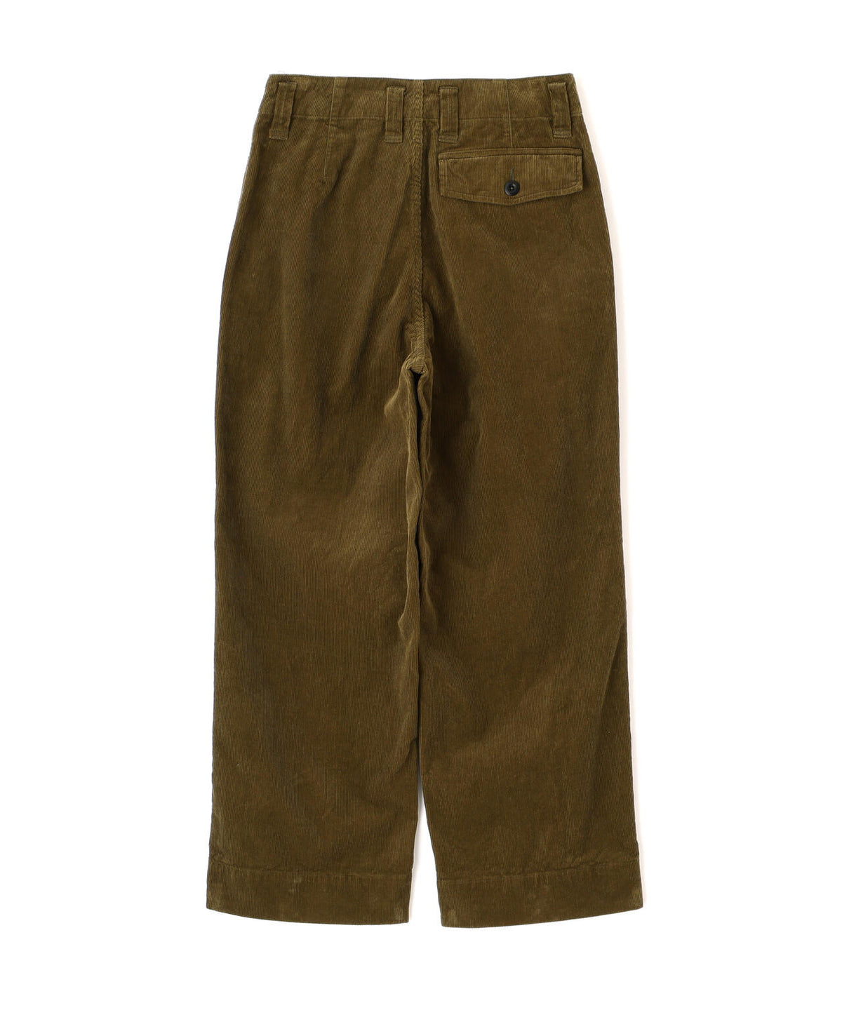 DRY COTTON NEEDLECORD TROUSERS