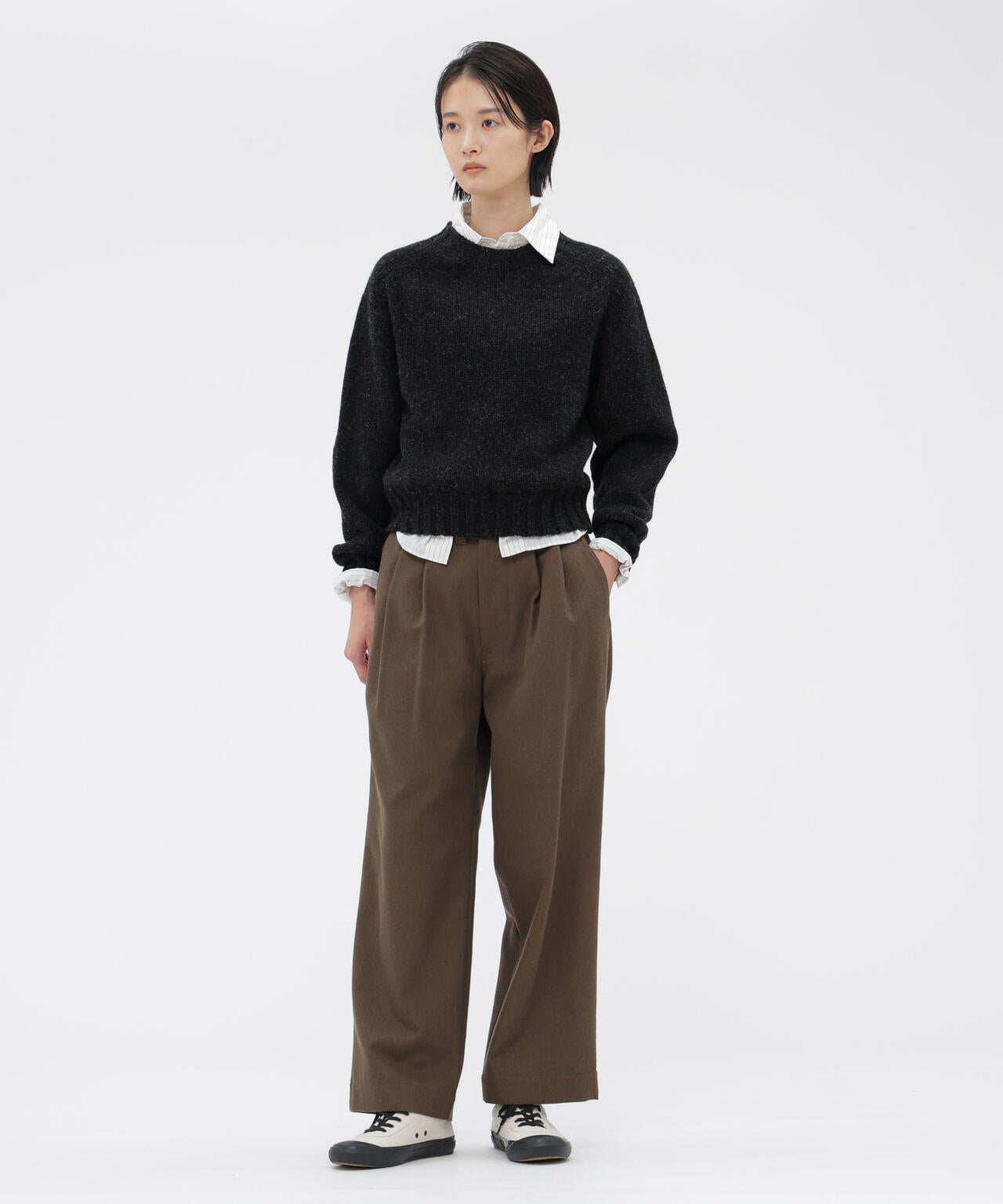 WOOL COTTON DRILL TROUSERS | MARGARET HOWELL（マーガレット