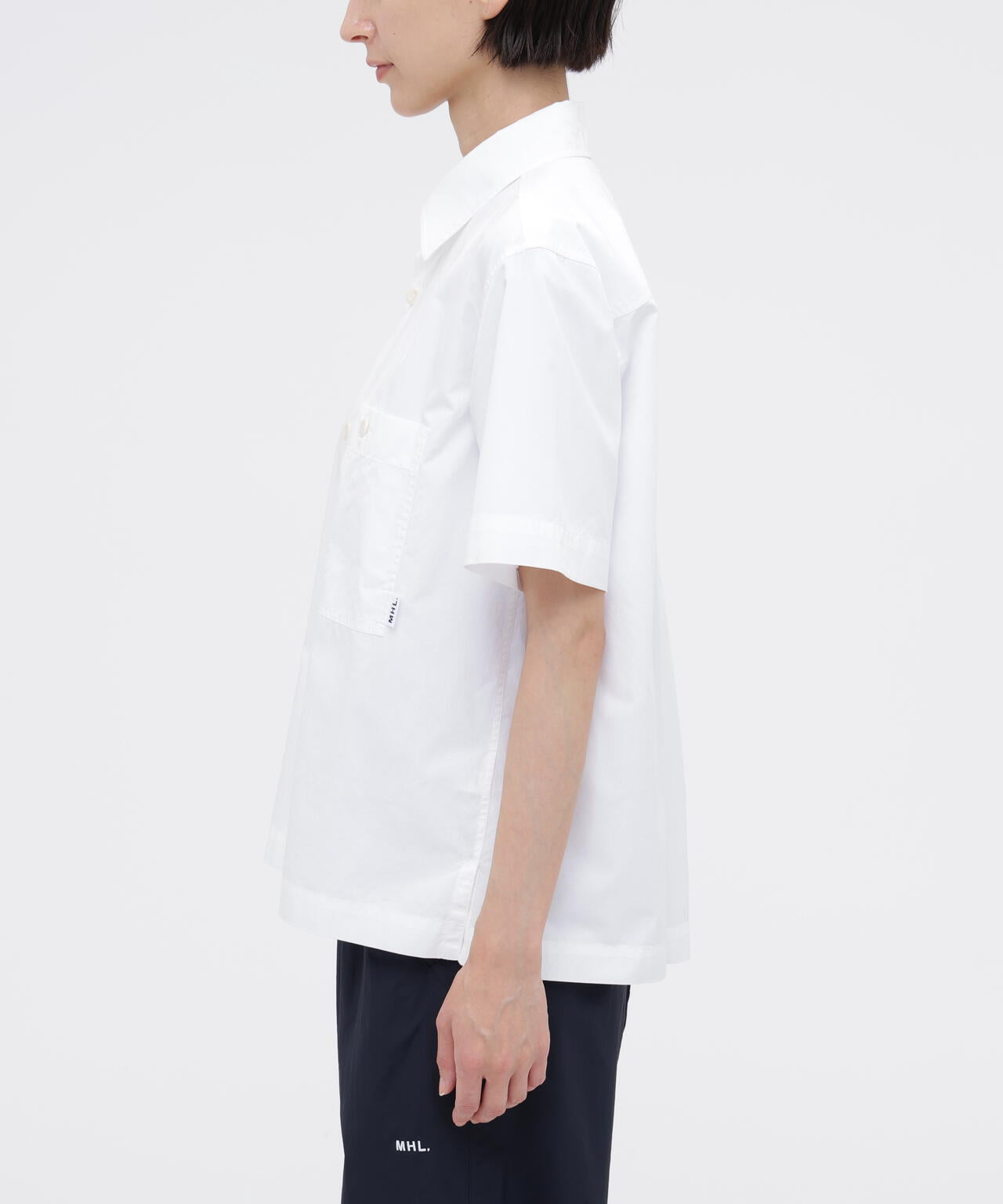 MHL. UTILITY WEAR PIECE DYED COTTON POPLIN SHIRT | MARGARET HOWELL