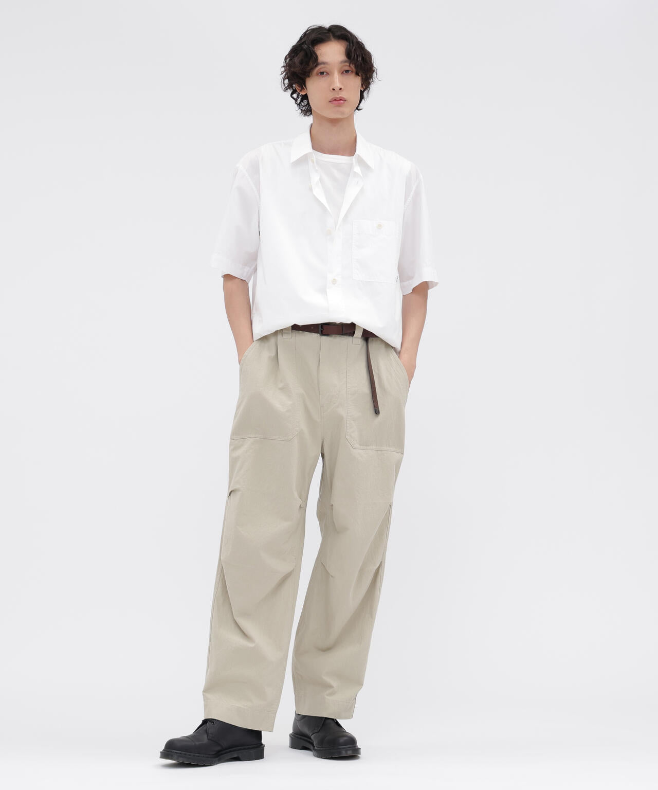 MHL. UTILITY WEAR PIECE DYED COTTON POPLIN SHIRT | MARGARET HOWELL