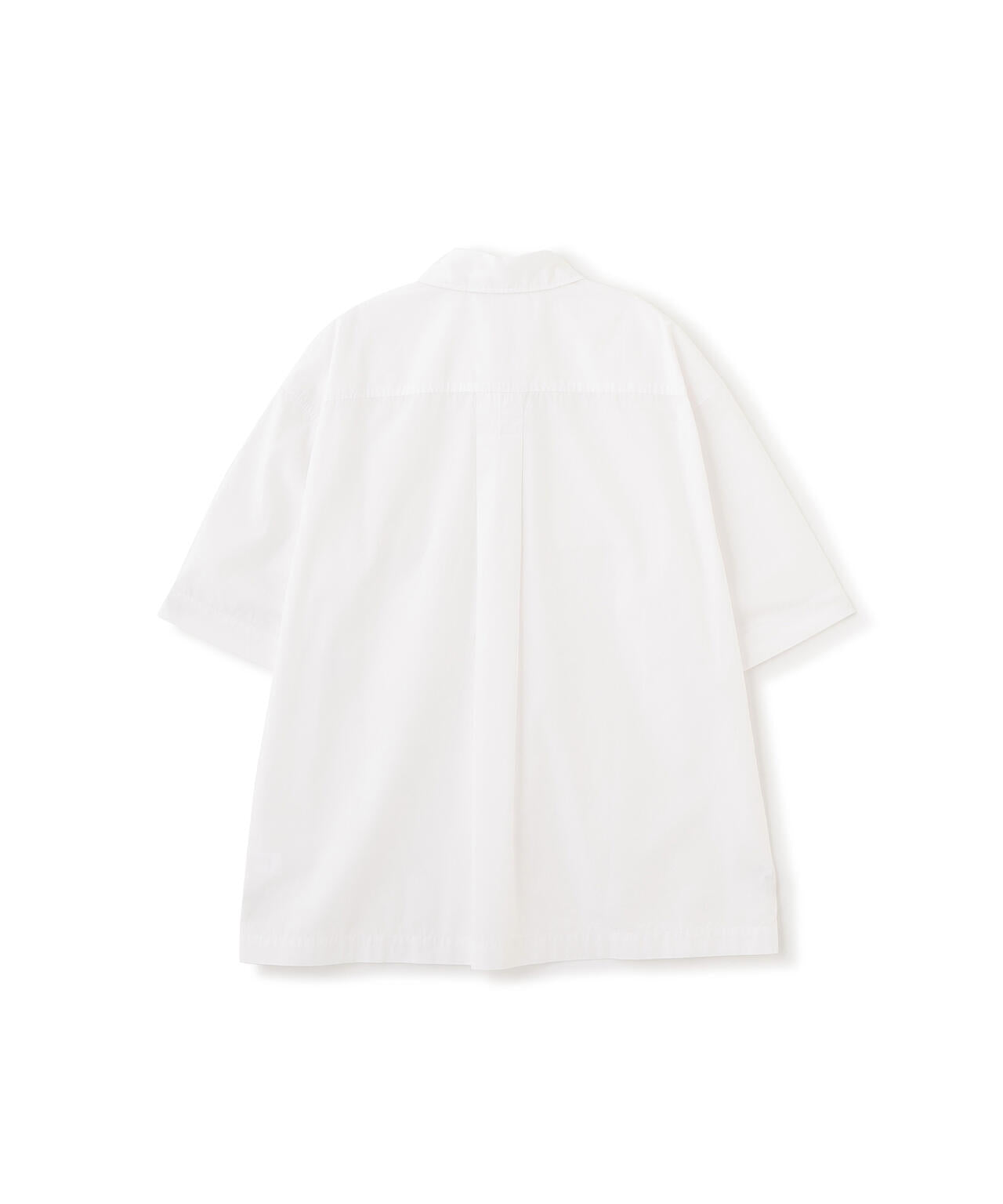 PIECE DYED COTTON POPLIN SHIRT