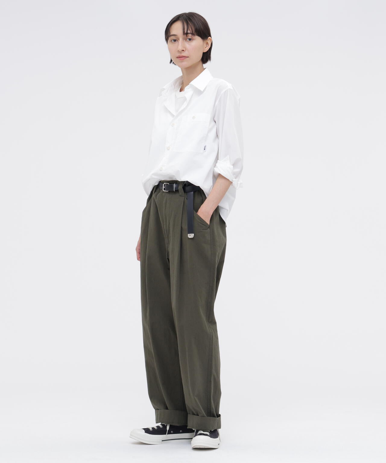 MHL. UTILITY WEAR PIECE DYED COTTON POPLIN SHIRT | MARGARET HOWELL