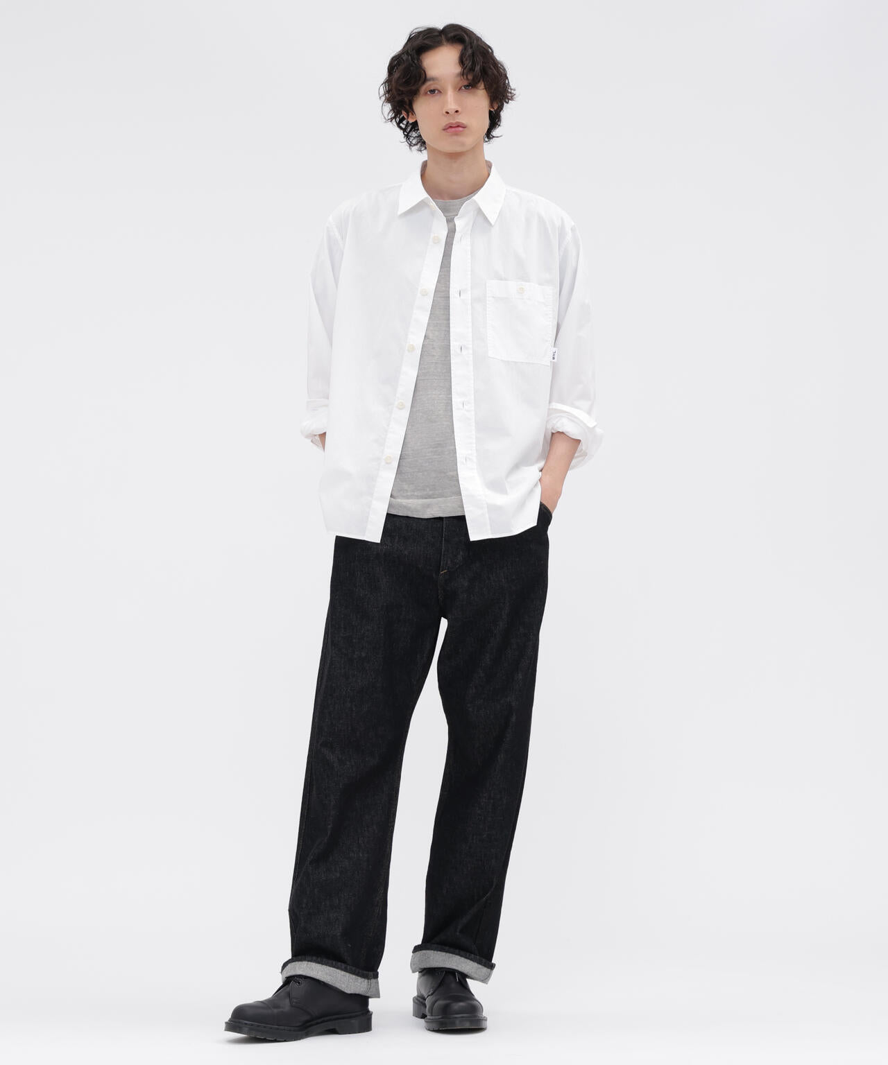 MHL. UTILITY WEAR PIECE DYED COTTON POPLIN SHIRT | MARGARET HOWELL