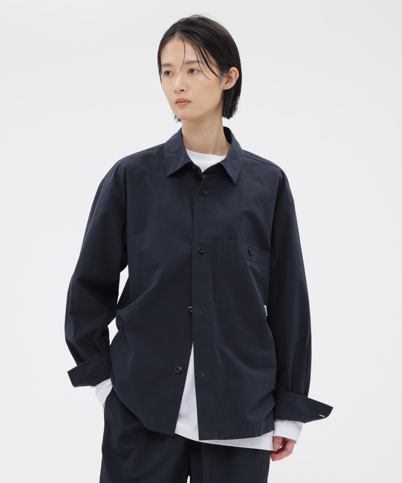 TOUGH COTTON SHIRTING POPLIN SHIRT | MARGARET HOWELL（マーガレット