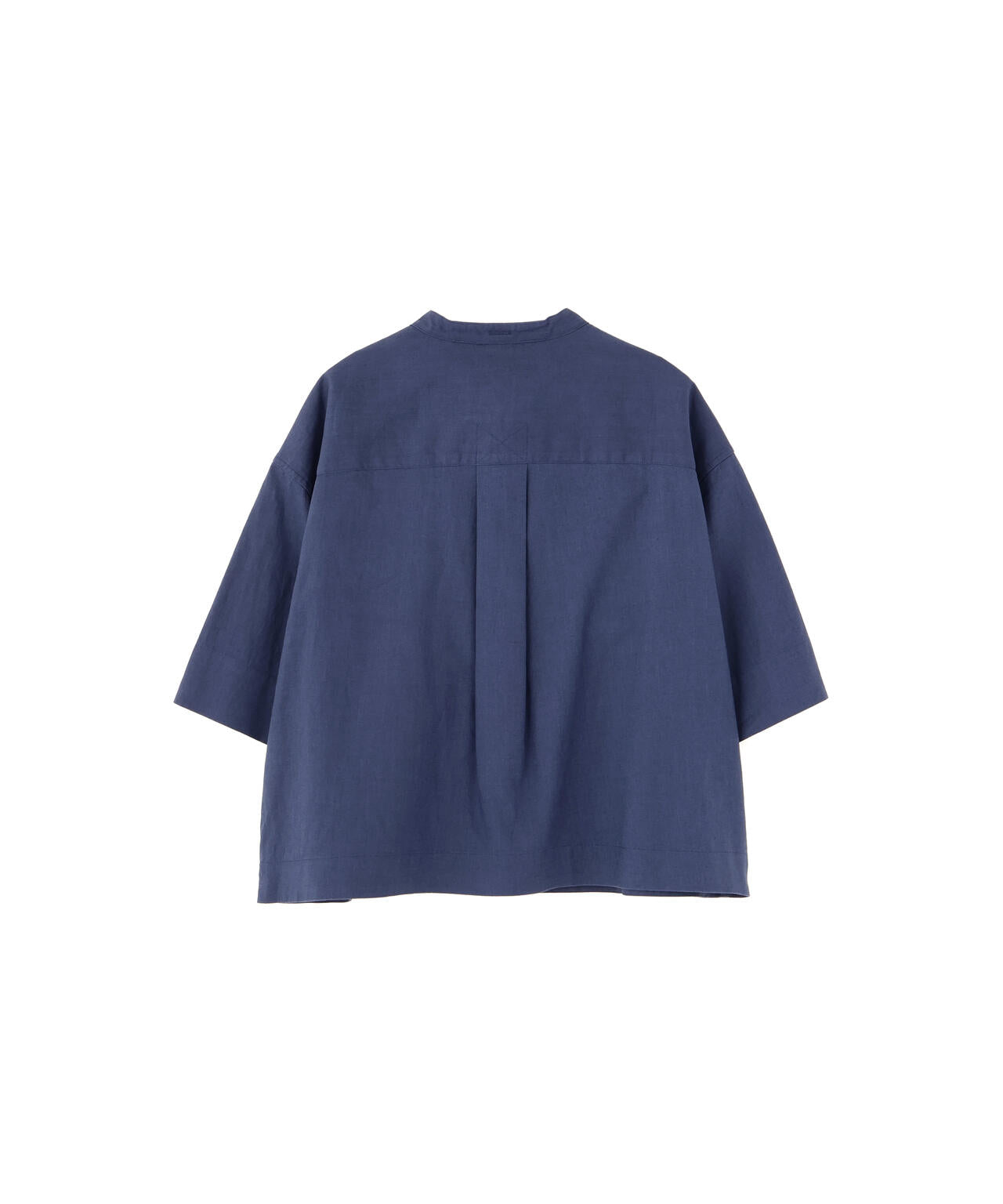 SURFACE DYED COTTON LINEN SHIRT