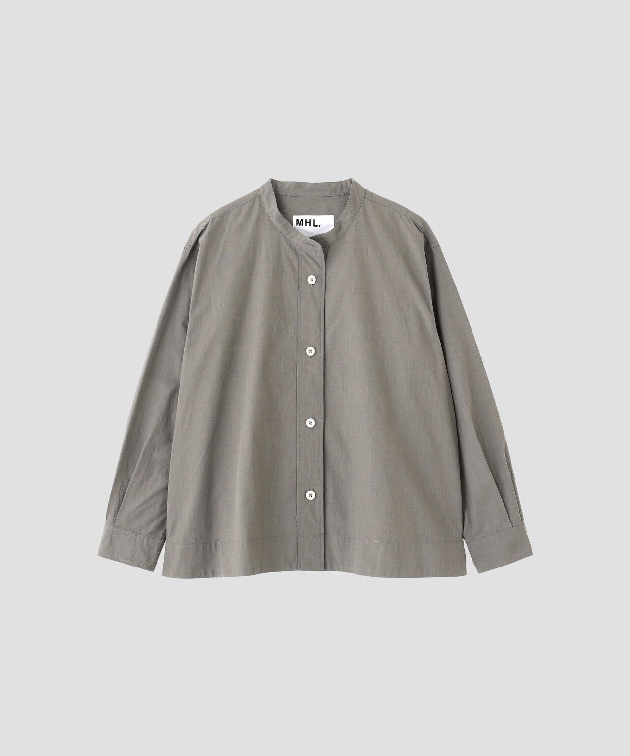 END ON END WEAVE COTTON SHIRT | MARGARET HOWELL（マーガレット