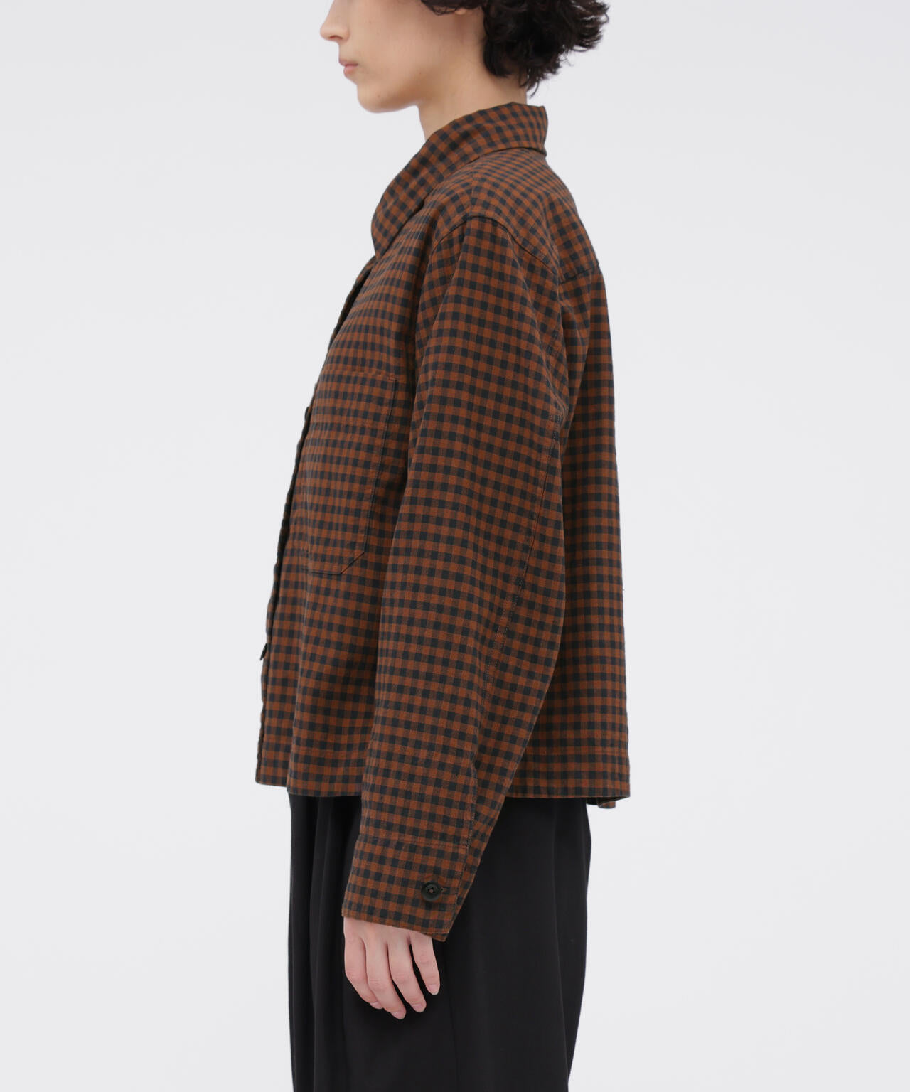 FADED LINEN COTTON PLAINWEAVE SHIRT | MARGARET HOWELL