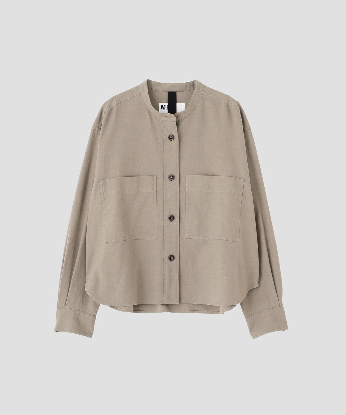 FINE COTTON WOOL TWILL SHIRT