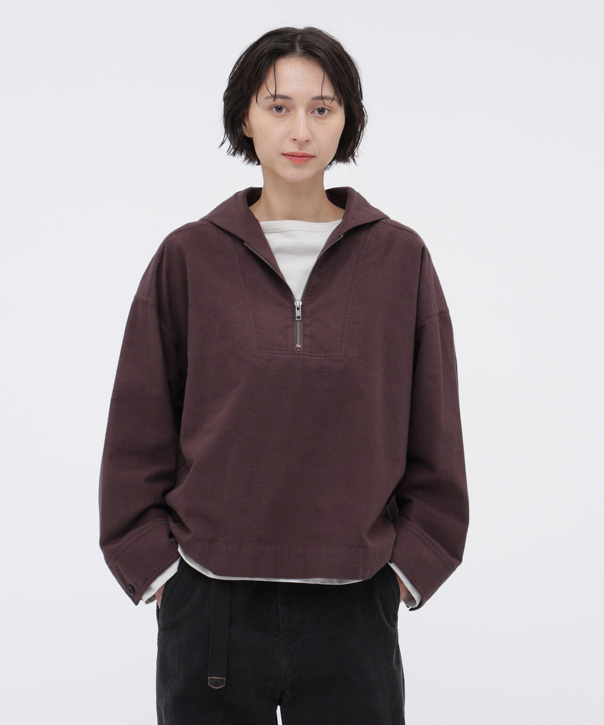 COMPACT BRUSHED COTTON SHIRT
