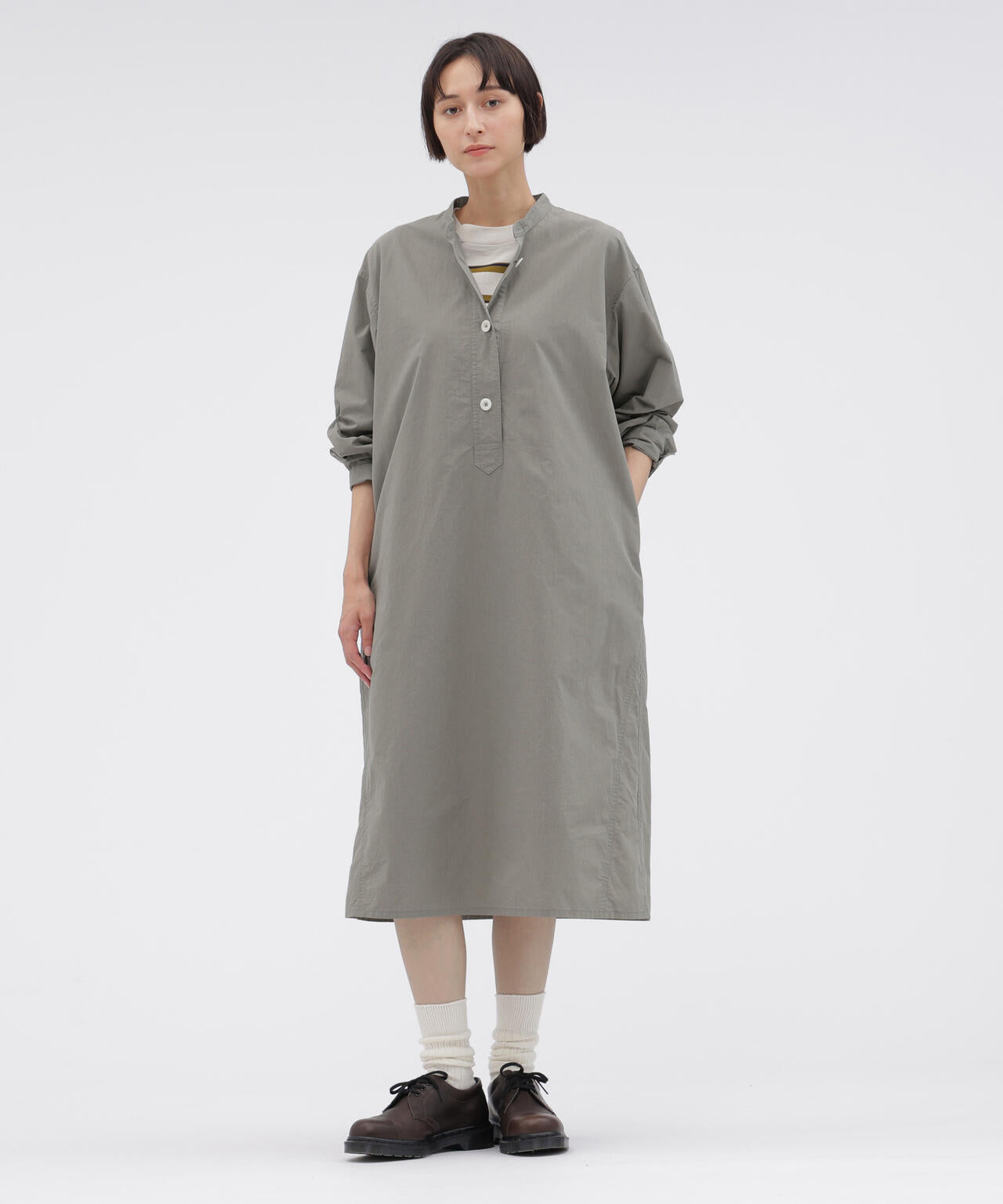 END ON END WEAVE COTTON DRESS | MARGARET HOWELL（マーガレット