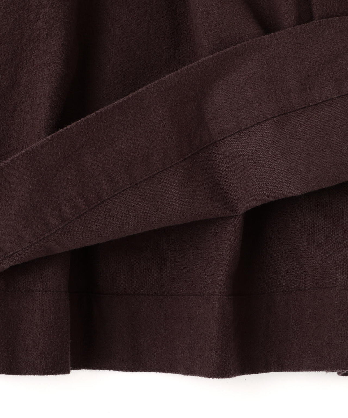 COMPACT BRUSHED COTTON DRESS