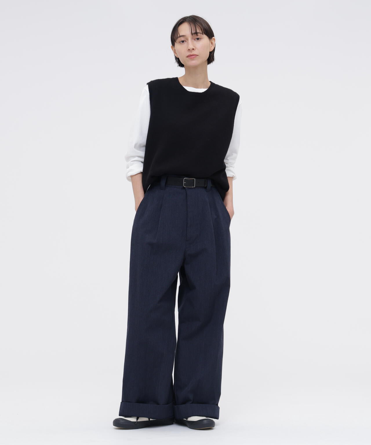 FELTED DRY WOOL KNITWEAR | MARGARET HOWELL（マーガレット・ハウエル