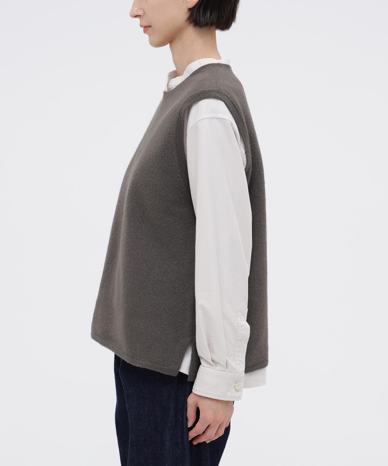 FELTED DRY WOOL KNITWEAR | MARGARET HOWELL（マーガレット・ハウエル