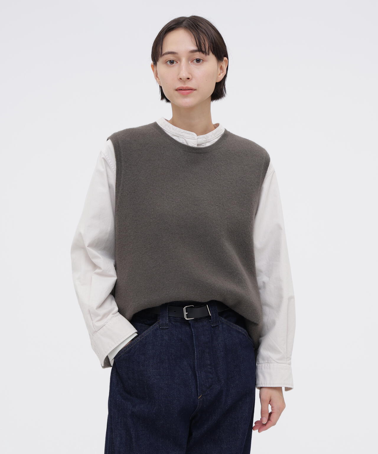FELTED DRY WOOL KNITWEAR | MARGARET HOWELL（マーガレット・ハウエル