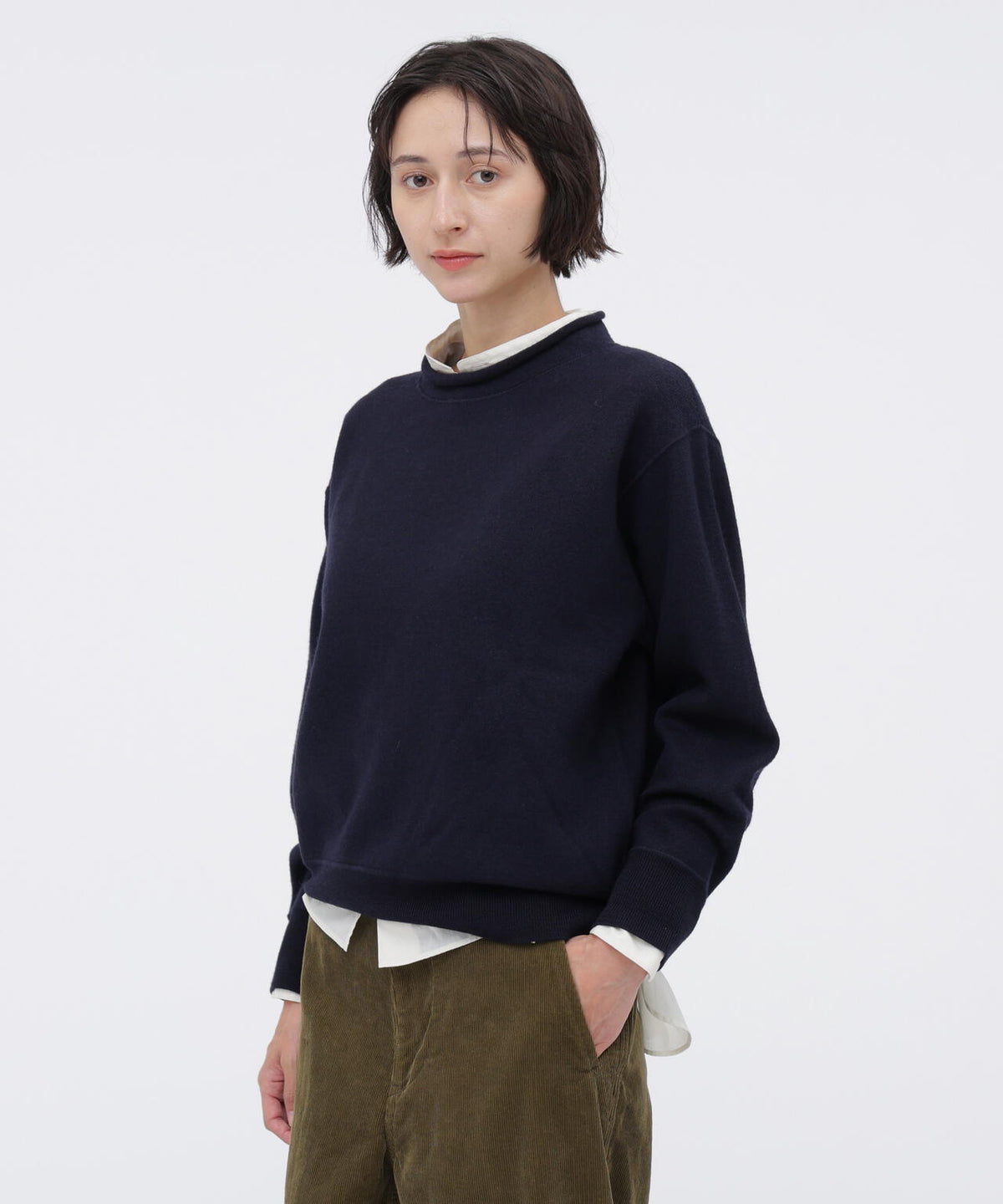FELTED ROUGH WOOL KNITWEAR
