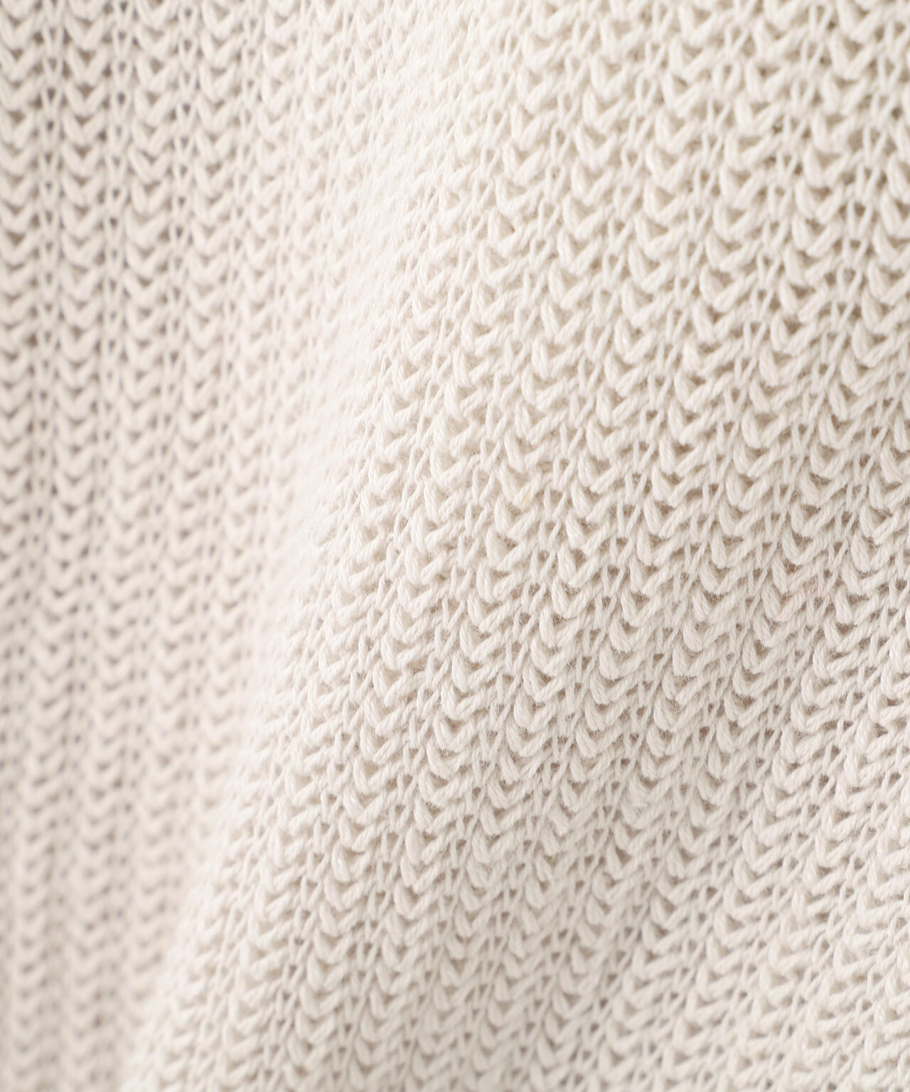 IRREGULAR RIB COTTON LINEN KNITWEAR | MARGARET HOWELL