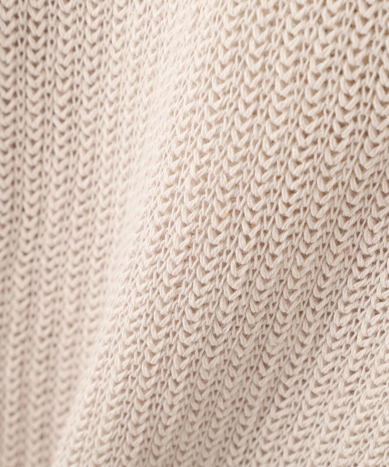 IRREGULAR RIB COTTON LINEN KNITWEAR