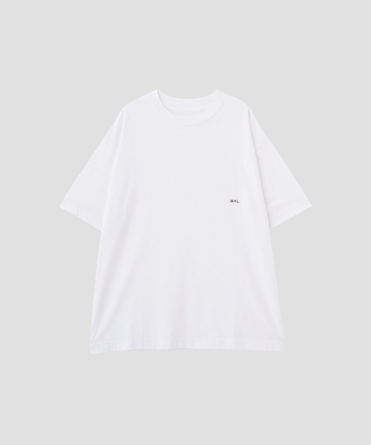 MHL. UTILITY WEAR COTTON POLYESTER PLAIN JERSEY TOP