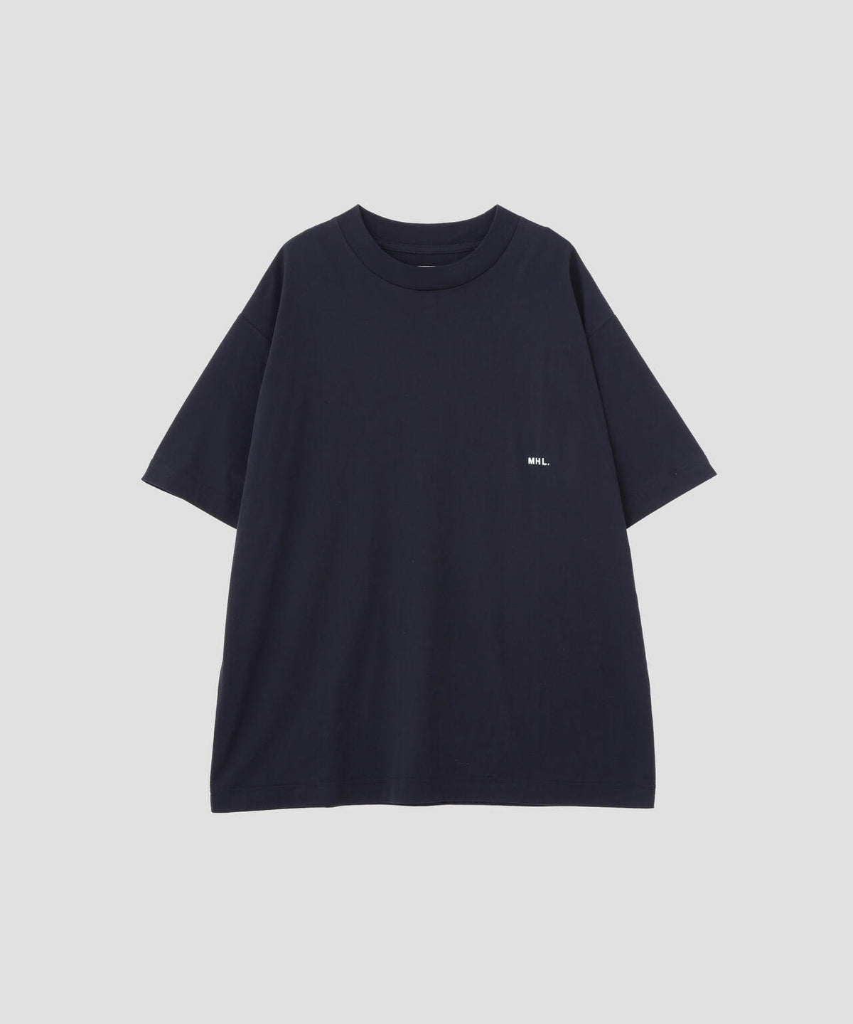 MHL. UTILITY WEAR COTTON POLYESTER PLAIN JERSEY TOP