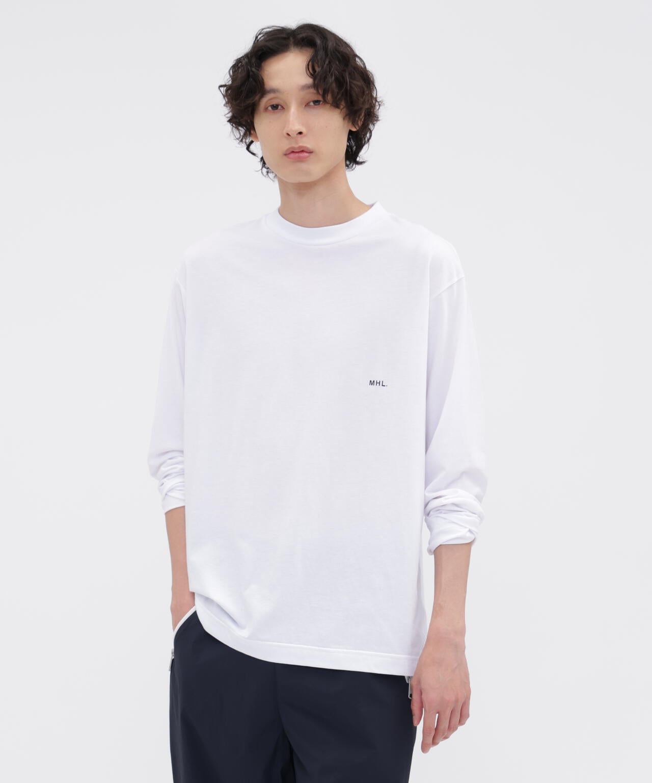 MHL. マーガレットハウエル　カットソー　未使用 COTTON POLYESTER PLAIN JERSEY TOP | MARGARET HOWELL（マーガレット