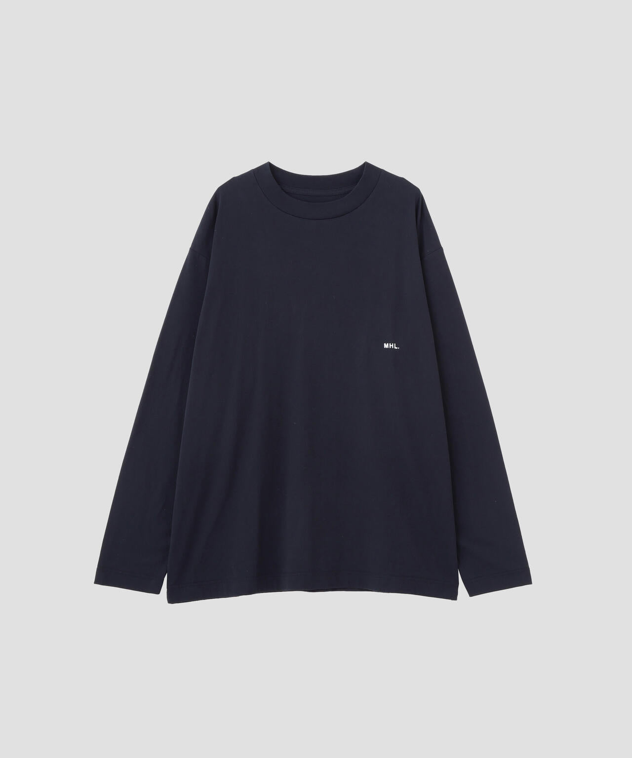 MHL. UTILITY WEAR COTTON POLYESTER PLAIN JERSEY TOP