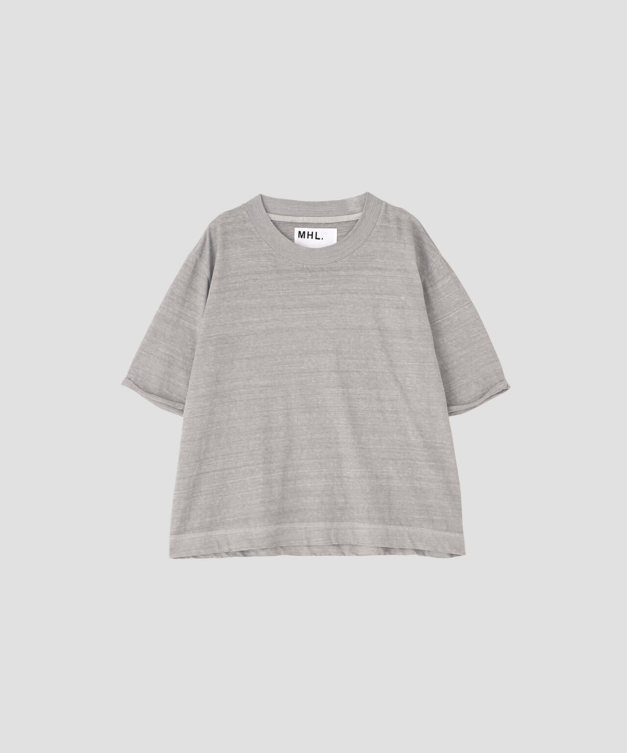 CARBON DYED COTTON LINEN TOP