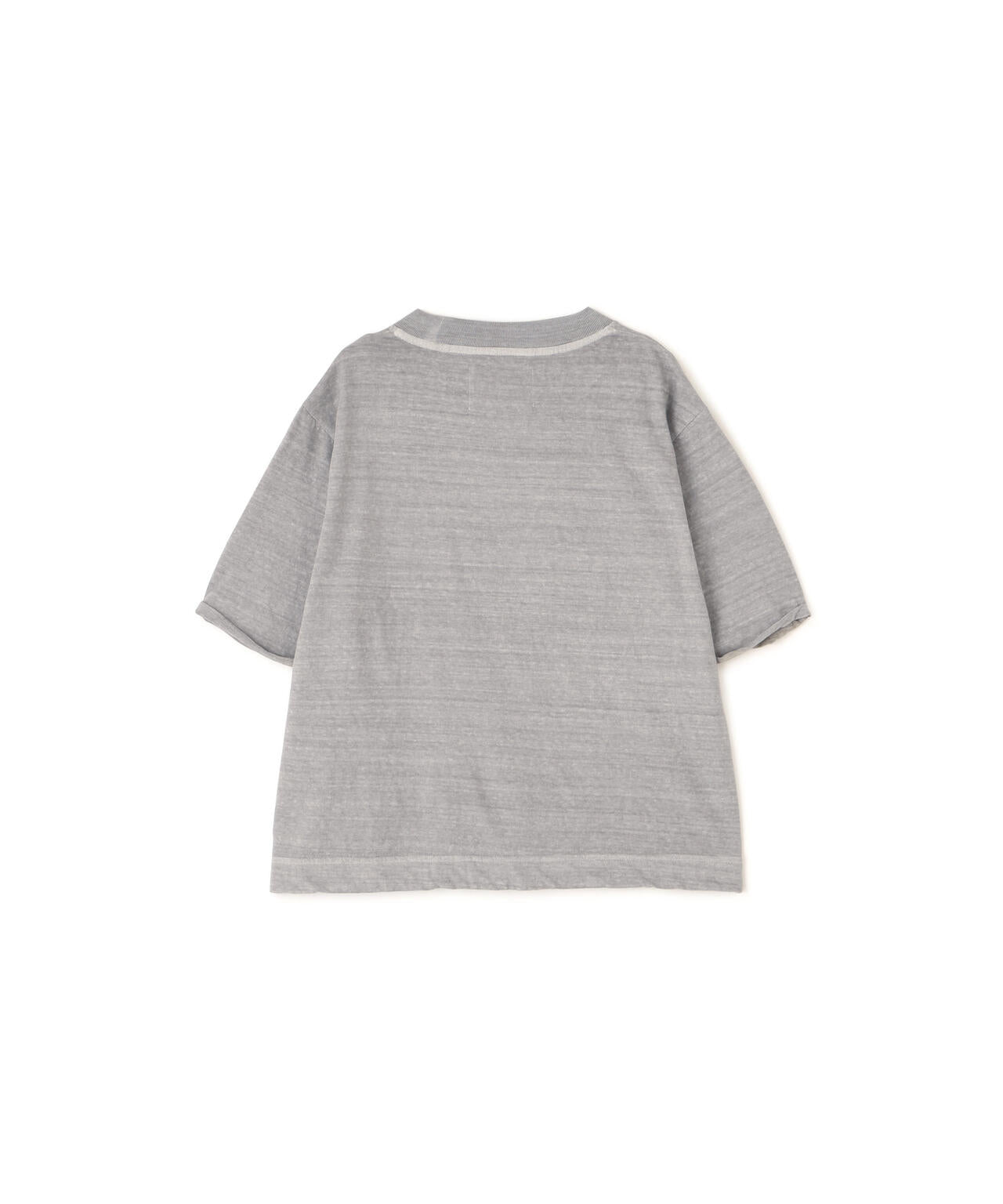 CARBON DYED COTTON LINEN TOP