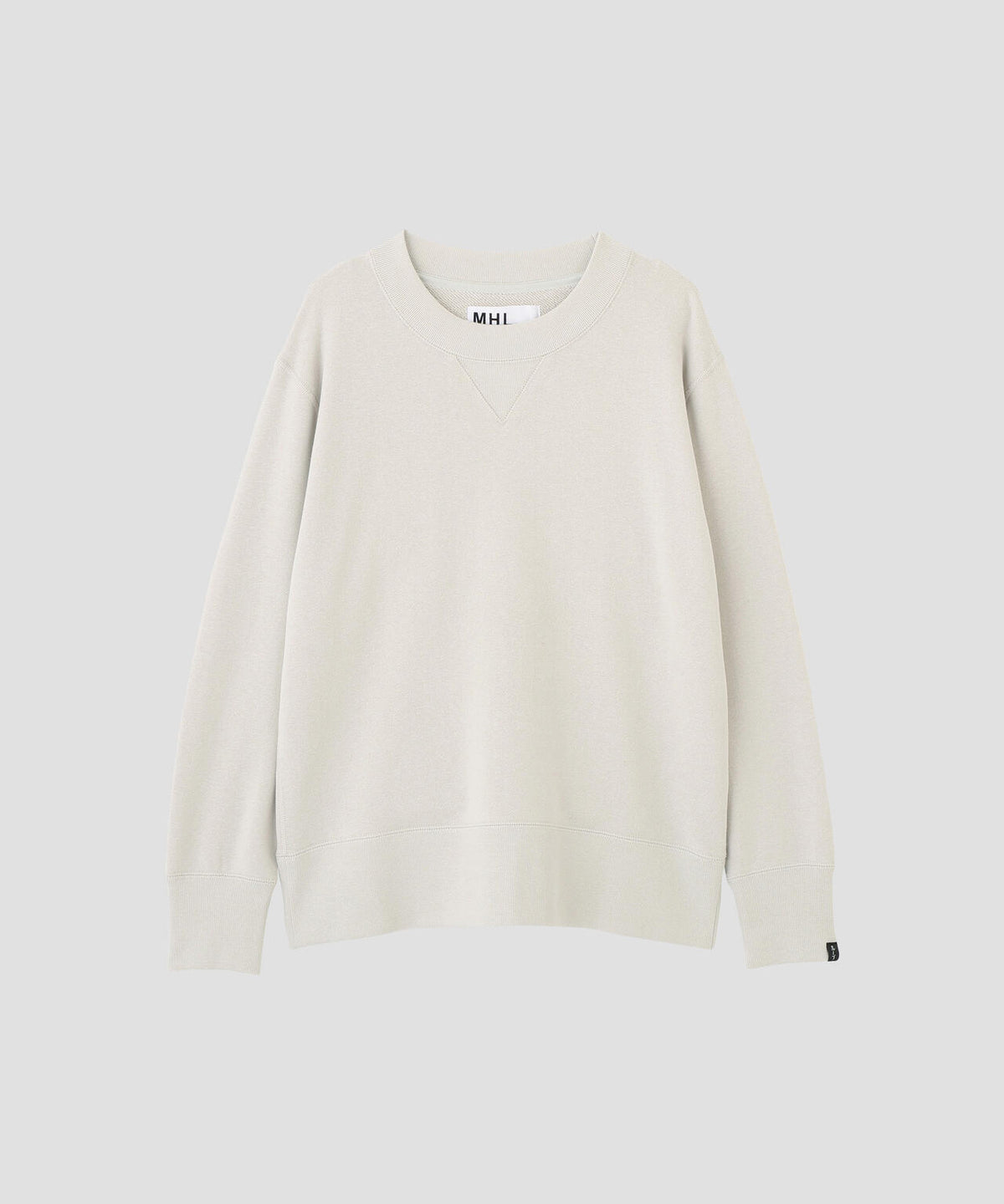 LIGHT LOOPBACK COTTON CREW NECK