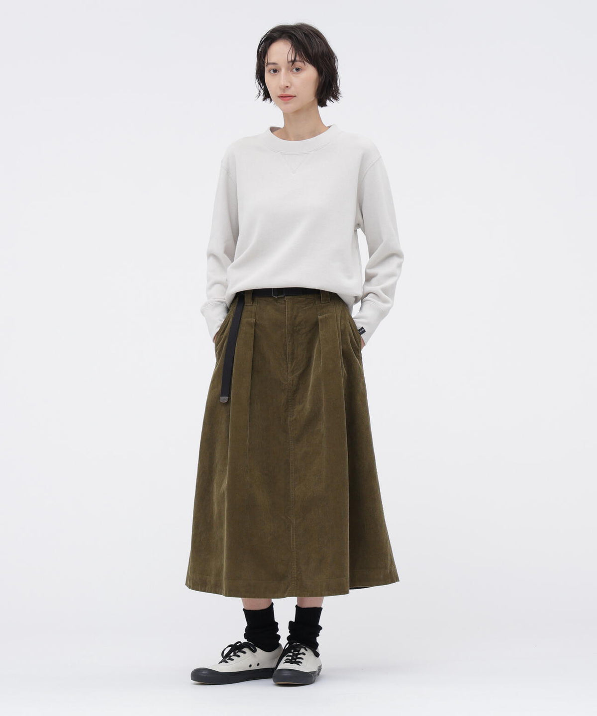 LIGHT LOOPBACK COTTON CREW NECK
