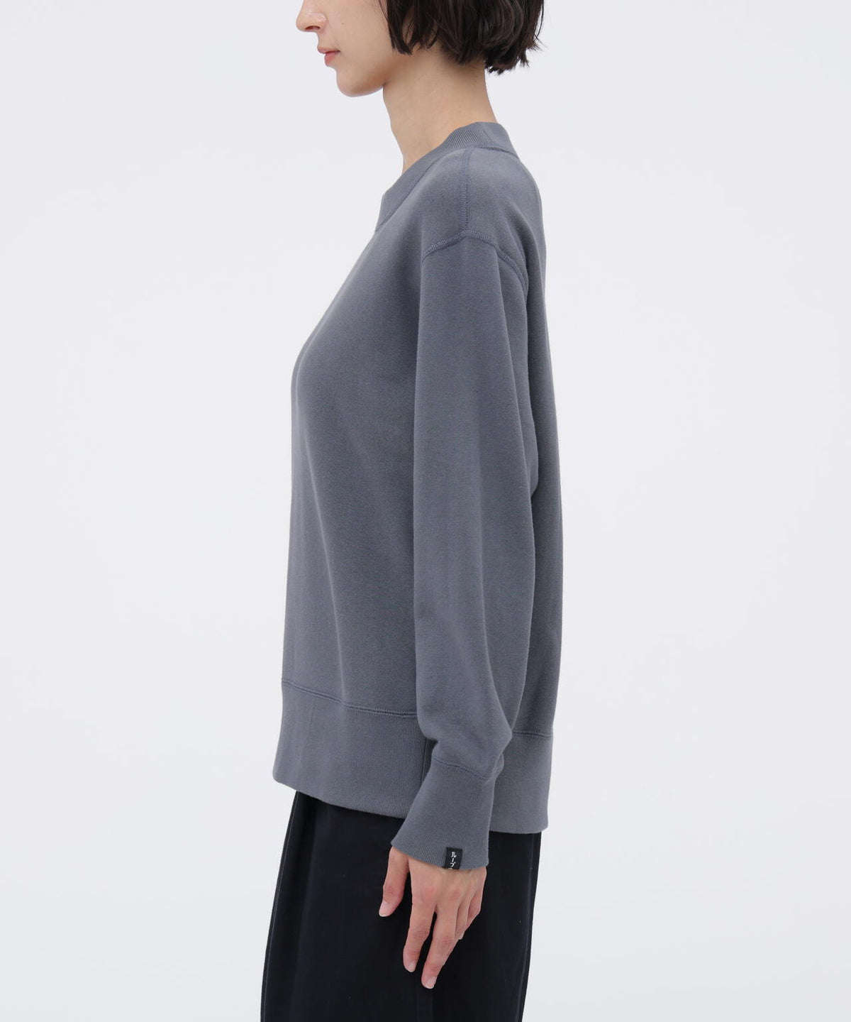 LIGHT LOOPBACK COTTON CREW NECK