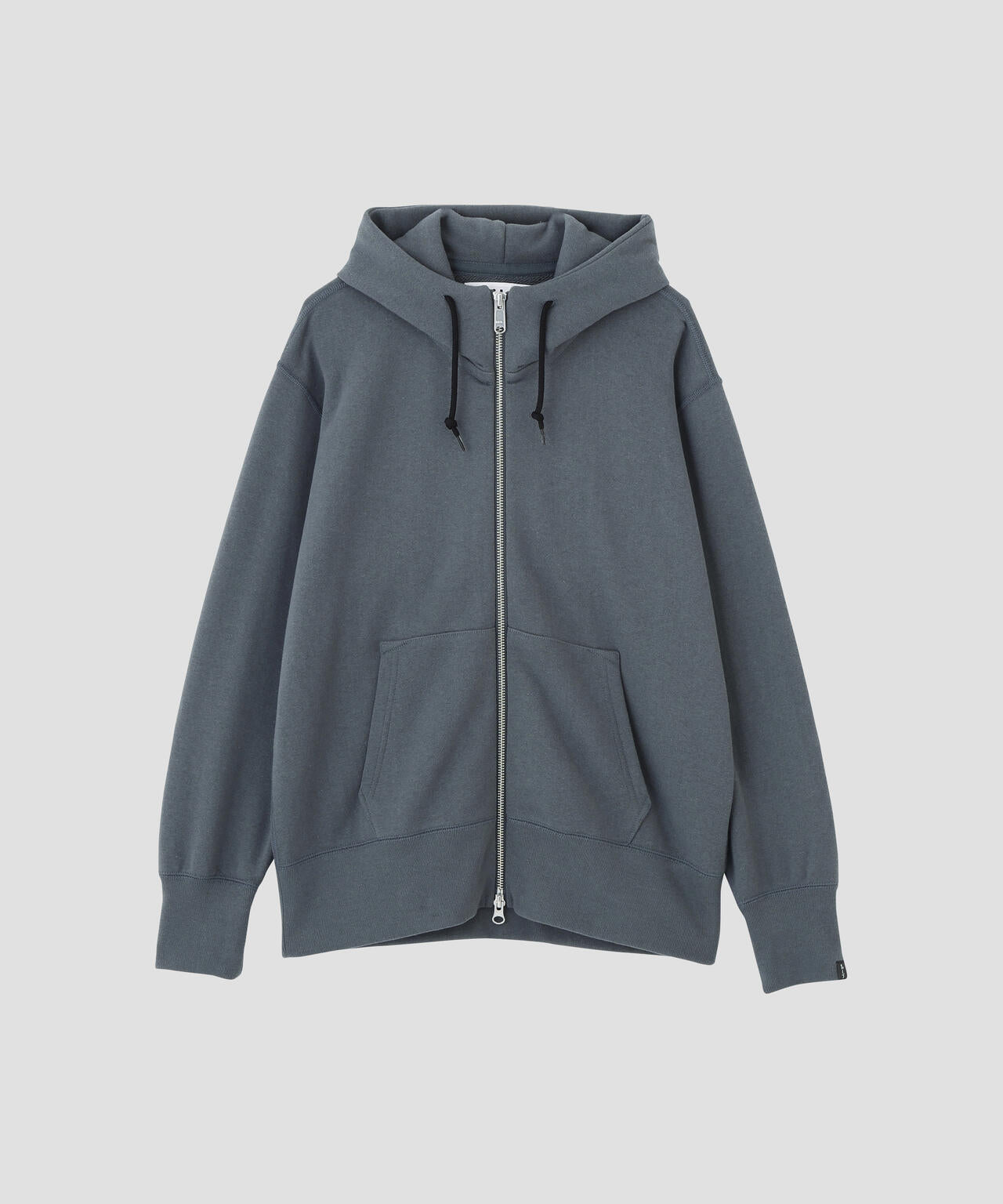 LIGHT LOOPBACK COTTON ZIP HOODY | MARGARET HOWELL（マーガレット