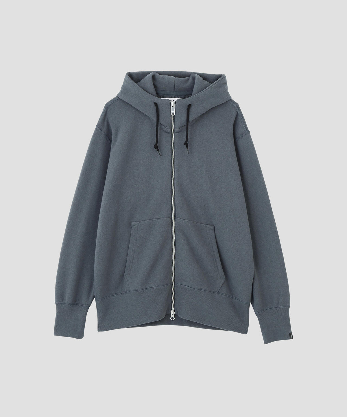 LIGHT LOOPBACK COTTON ZIP HOODY