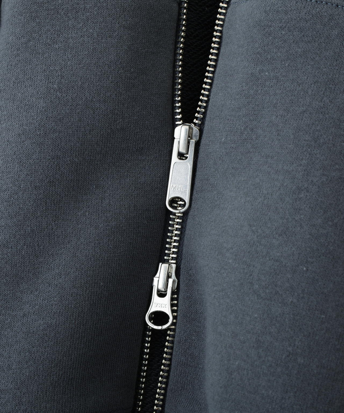 LIGHT LOOPBACK COTTON ZIP HOODY