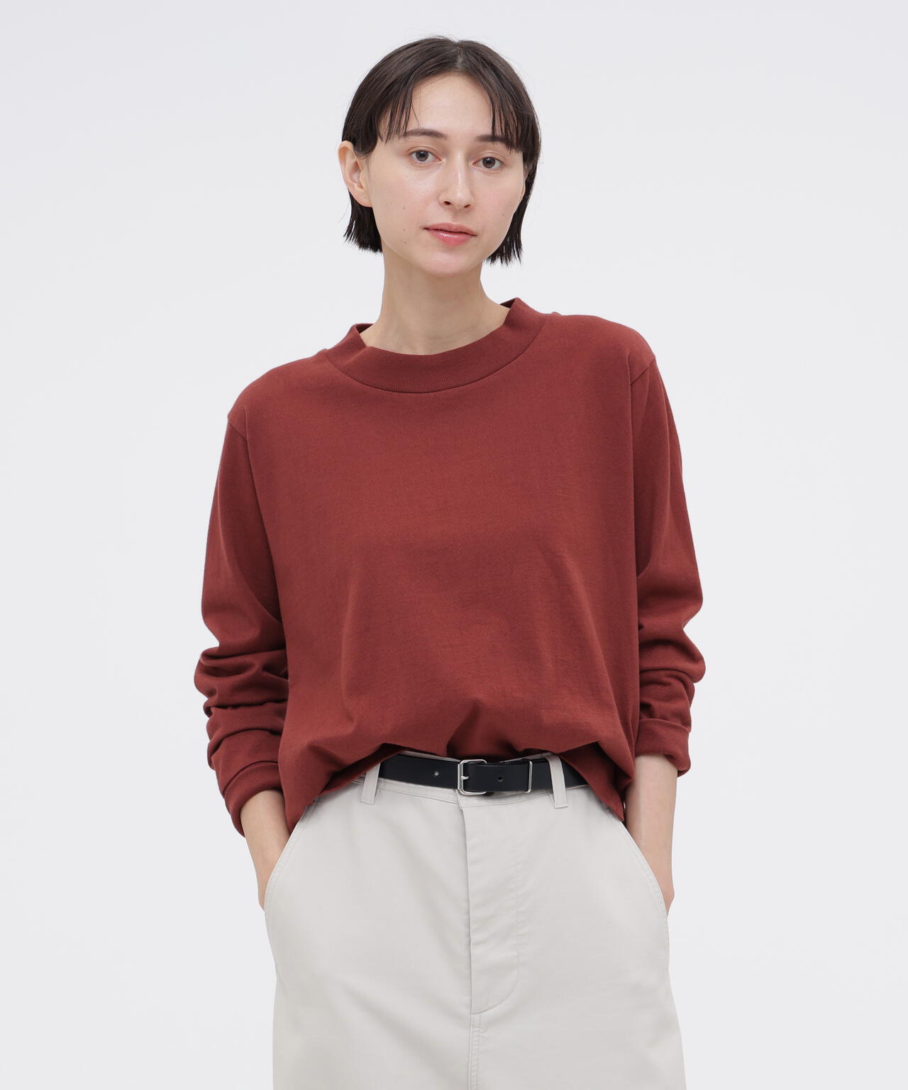 MATTE COTTON JERSEY TOP | MARGARET HOWELL（マーガレット・ハウエル