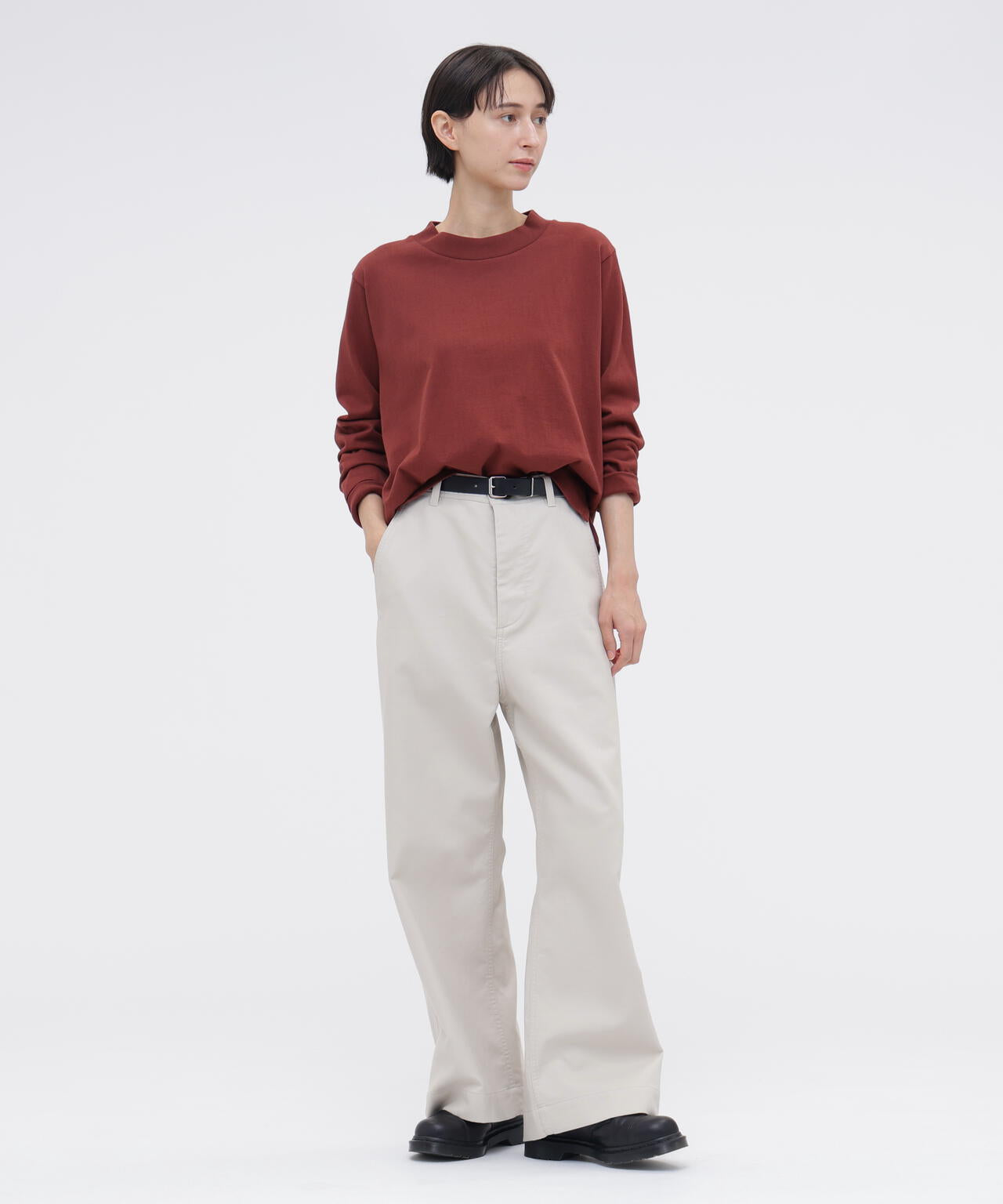 MATTE COTTON JERSEY TOP | MARGARET HOWELL（マーガレット・ハウエル