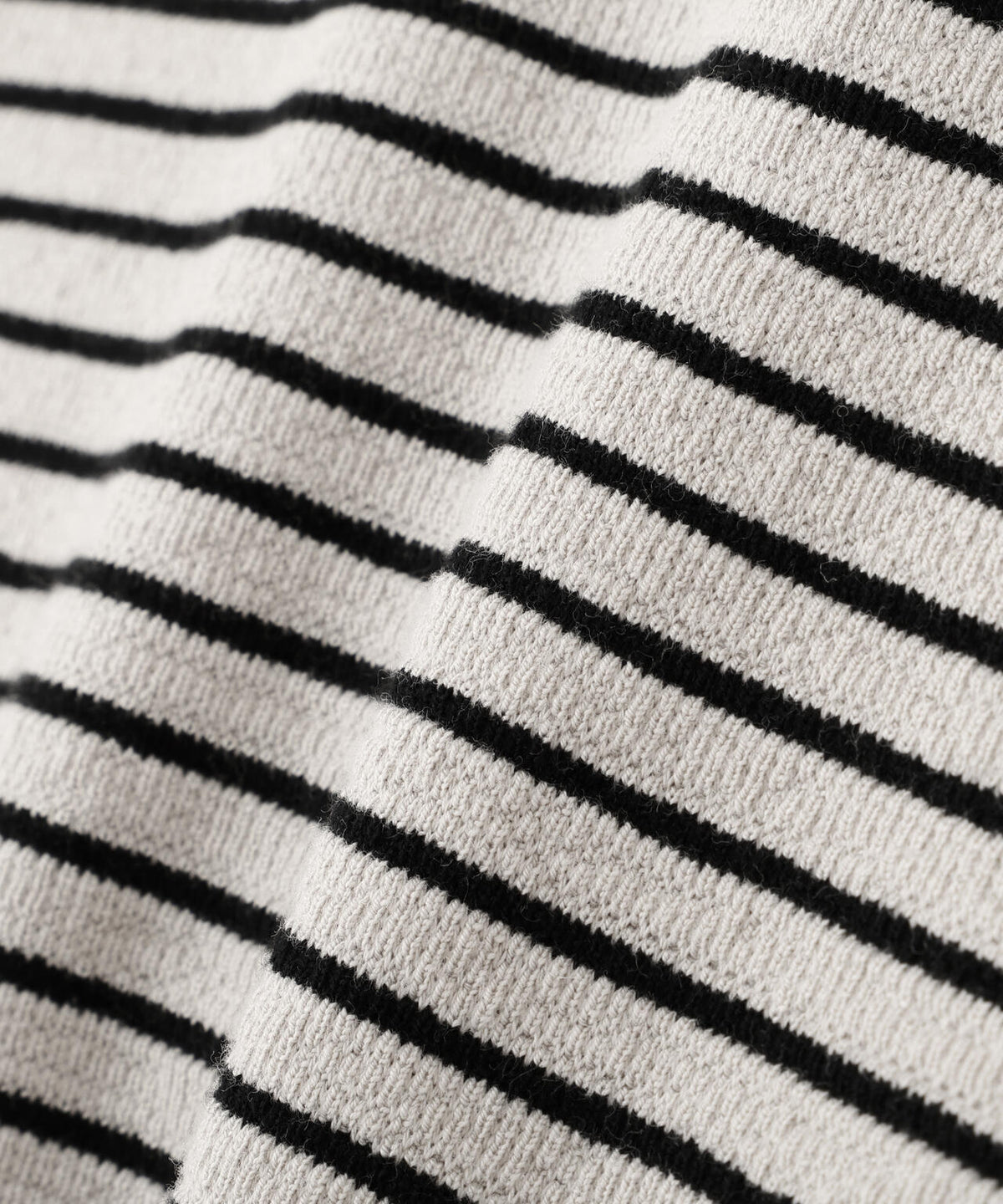 TEXTURED COTTON STRIPE TOP