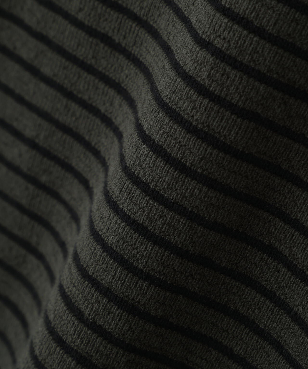 TEXTURED COTTON STRIPE TOP