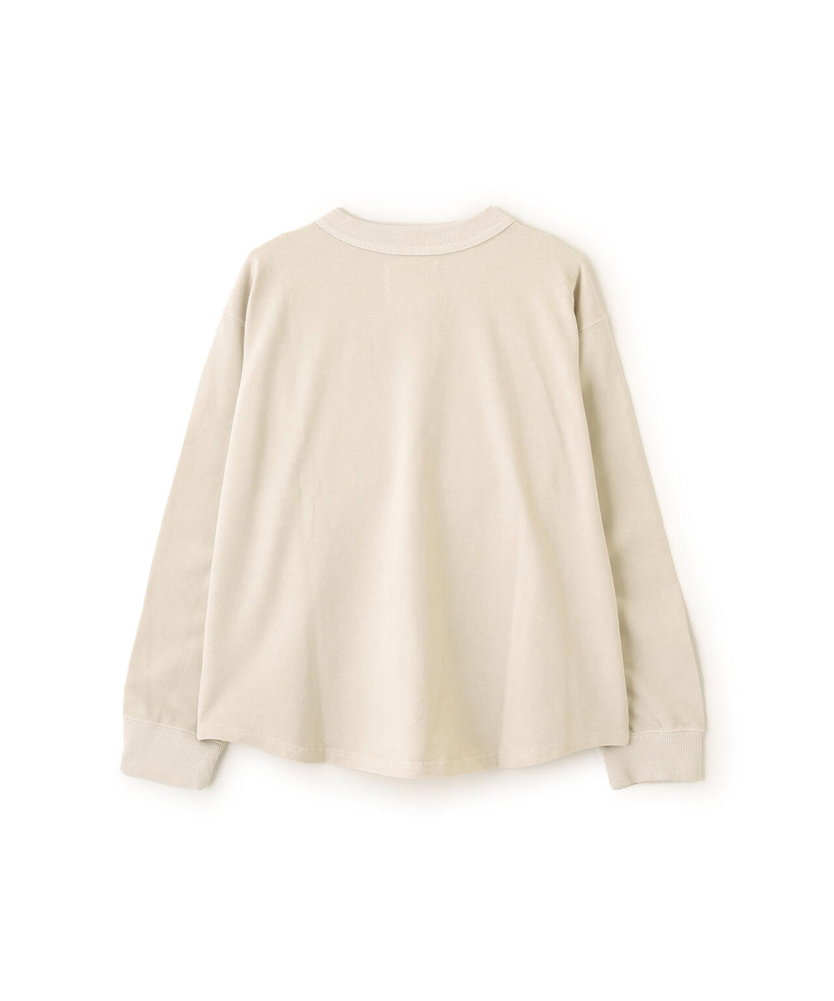 GARMENT DYED DENSE JERSEY TOP