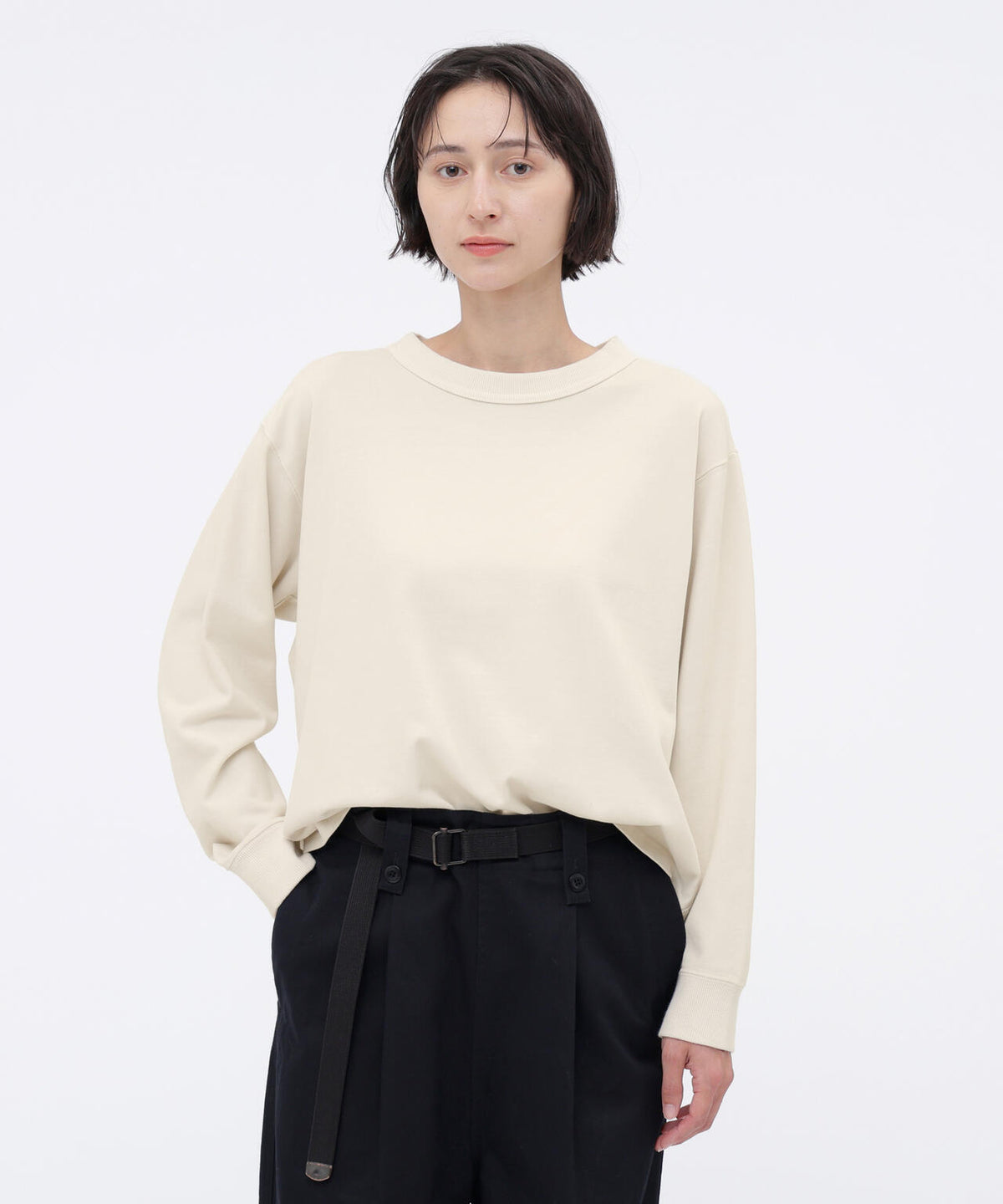 GARMENT DYED DENSE JERSEY TOP | MARGARET HOWELL（マーガレット 