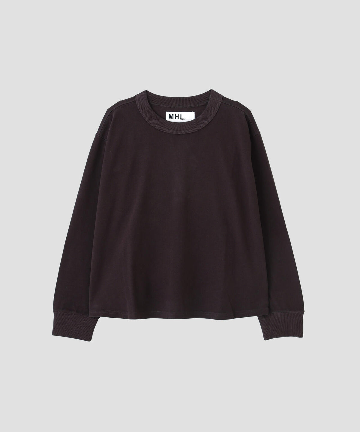 GARMENT DYED DENSE JERSEY TOP