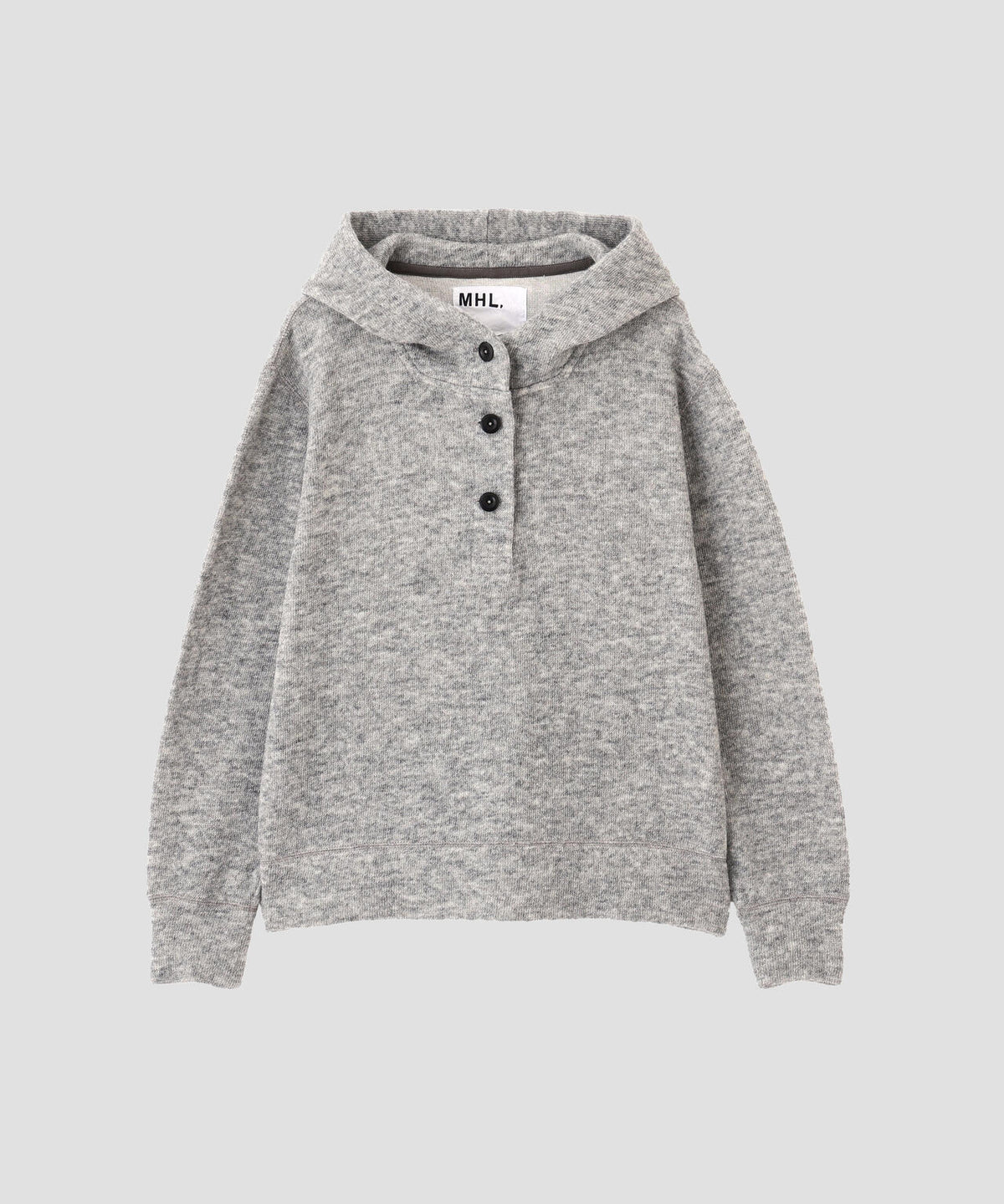 WOOL COTTON JERSEY TOP