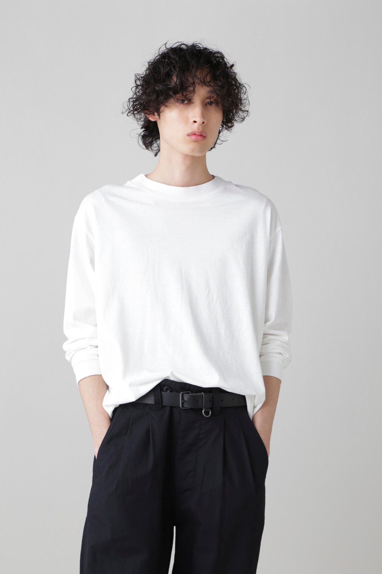 MHL. 長袖カットソー MHL.（エムエイチエル） tシャツ COTTON JERSEY MESH レディース