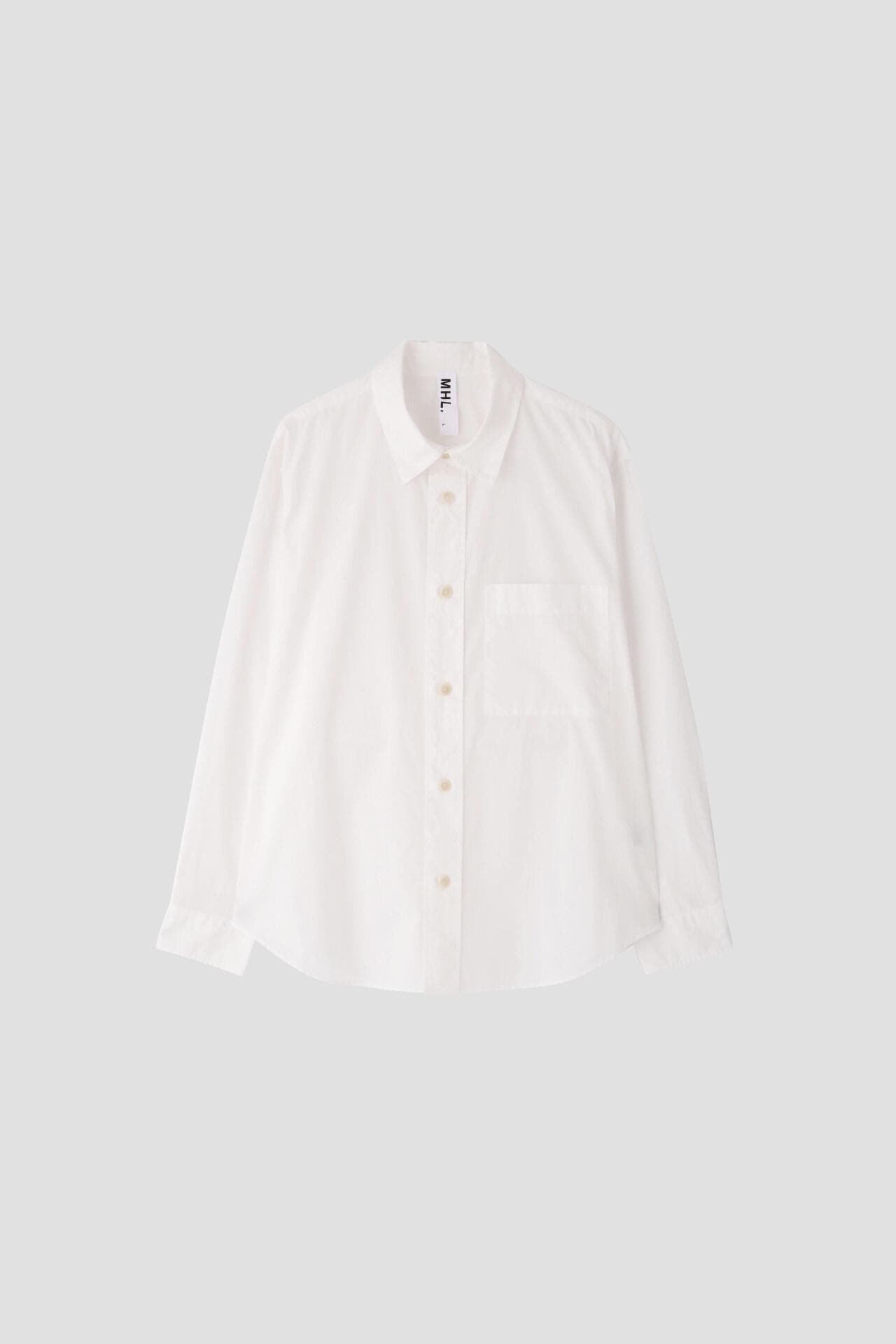 GARMENT DYE COTTON POPLIN | MHL.（エムエイチエル） ｜【公式】通販