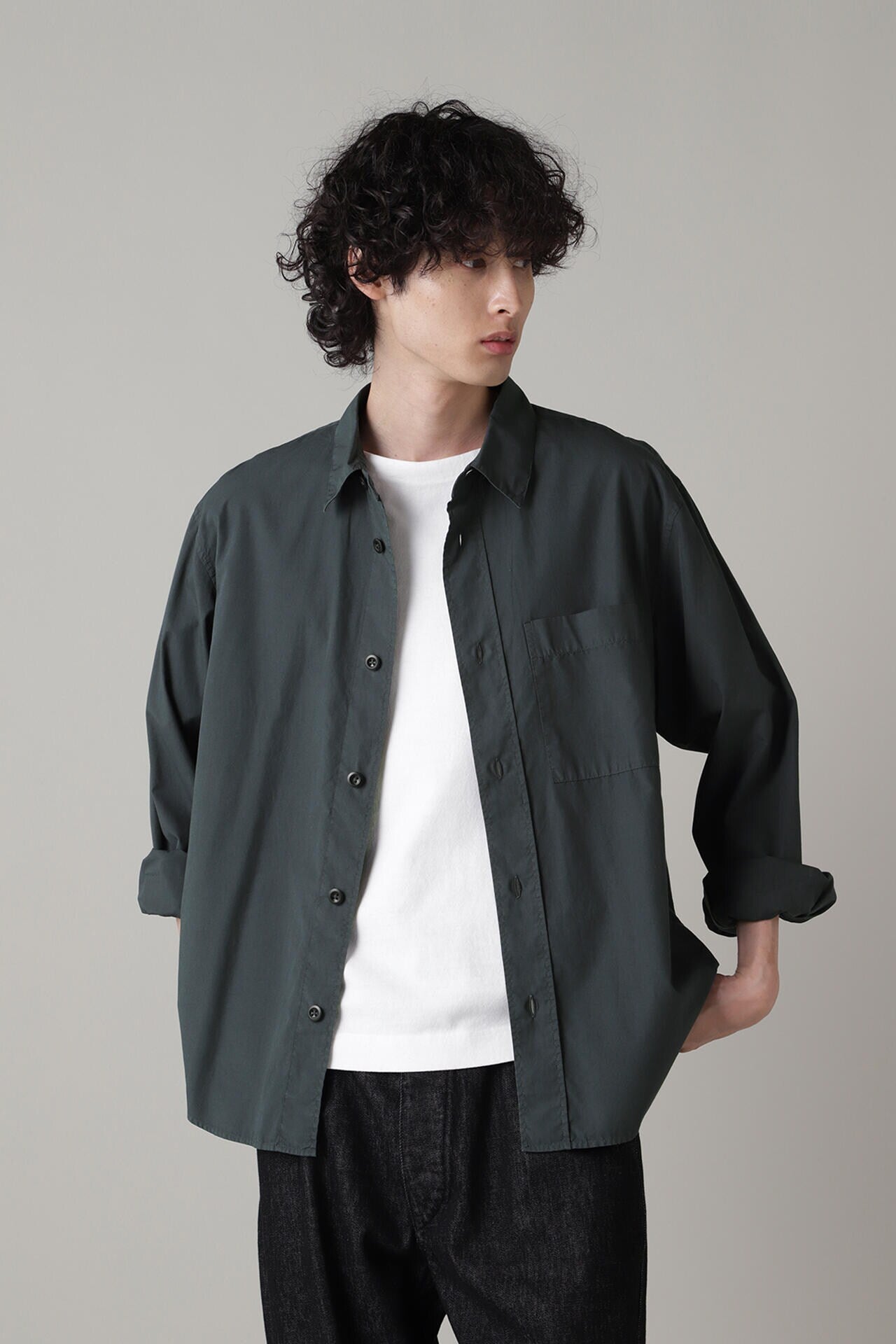 caria MHL 定価3.5万WASHED COTTON POPLIN WASHED COTTON POPLIN