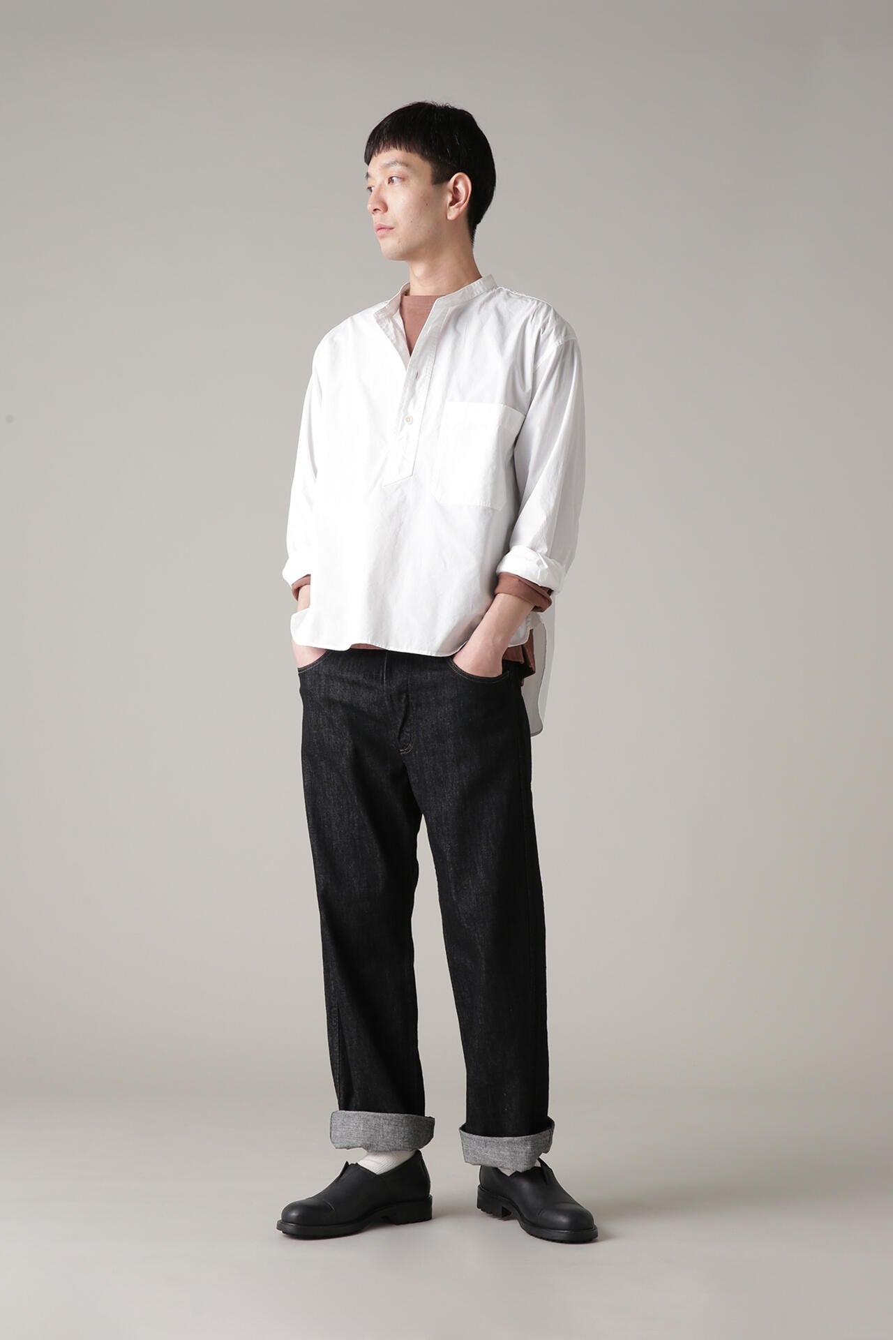 CANTON LIGHT DENIM BLACK | MARGARET HOWELL（マーガレット・ハウエル